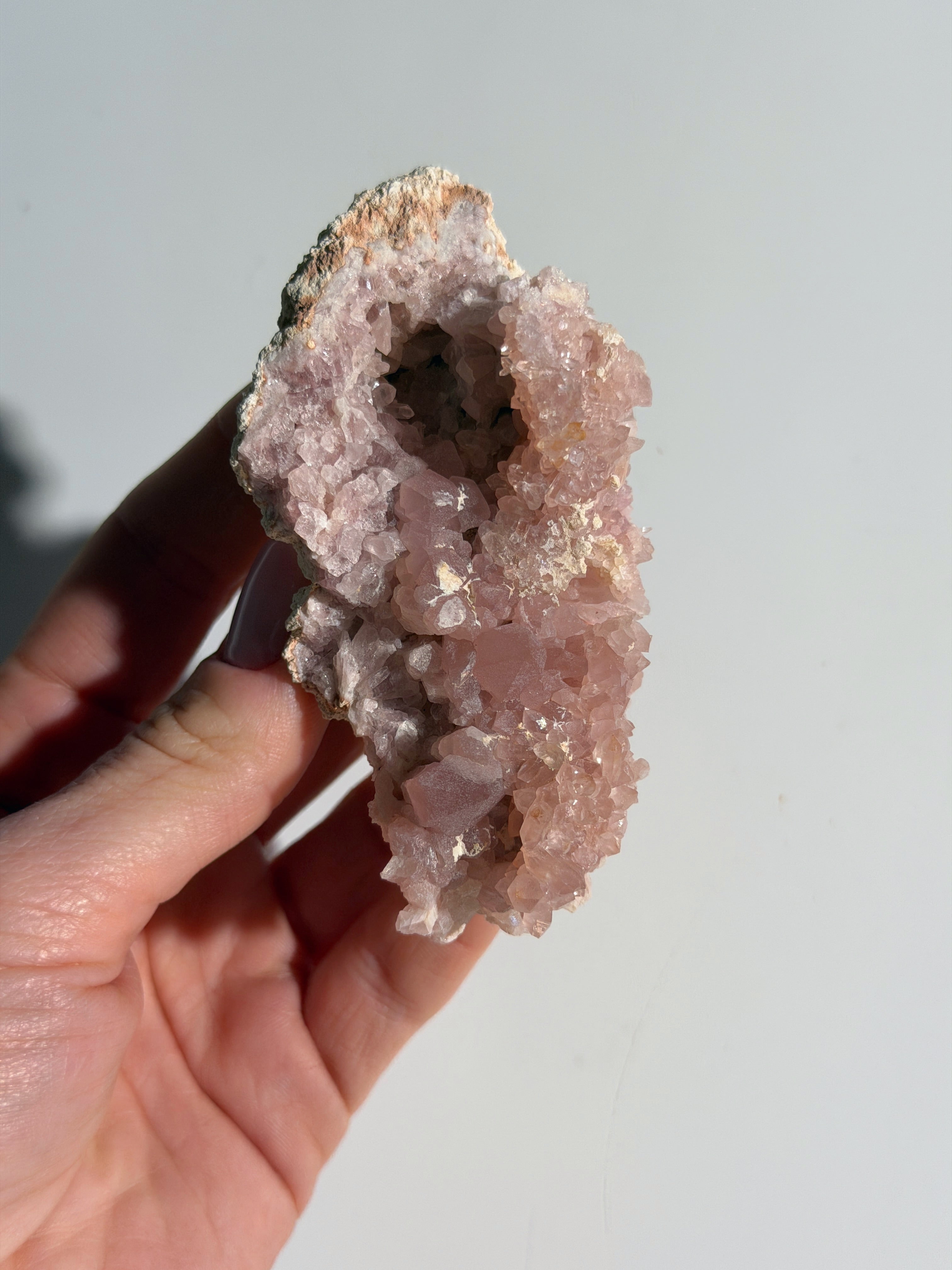 Pink Amethyst Geode