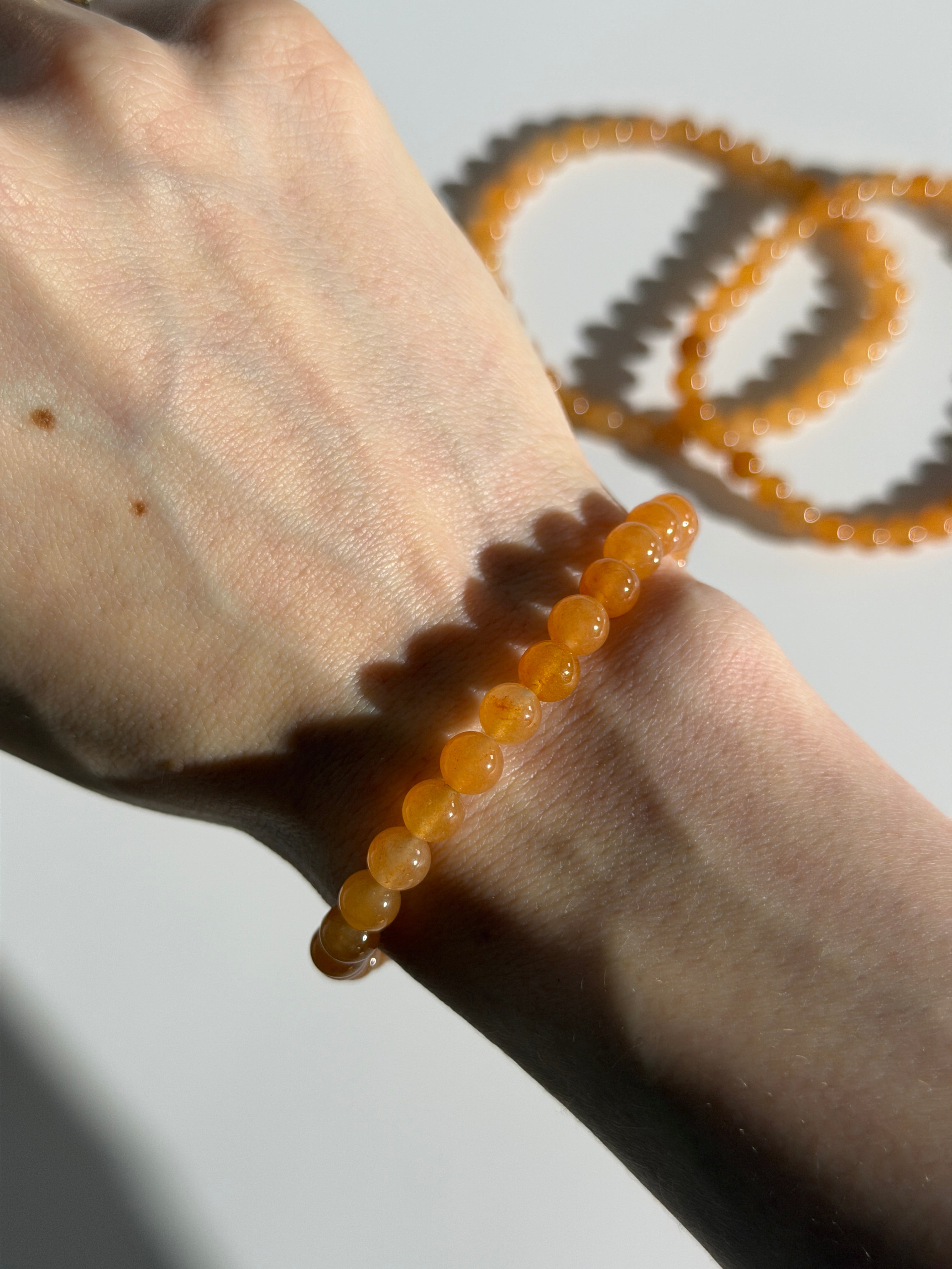 Aventurin Orange Kugelarmband