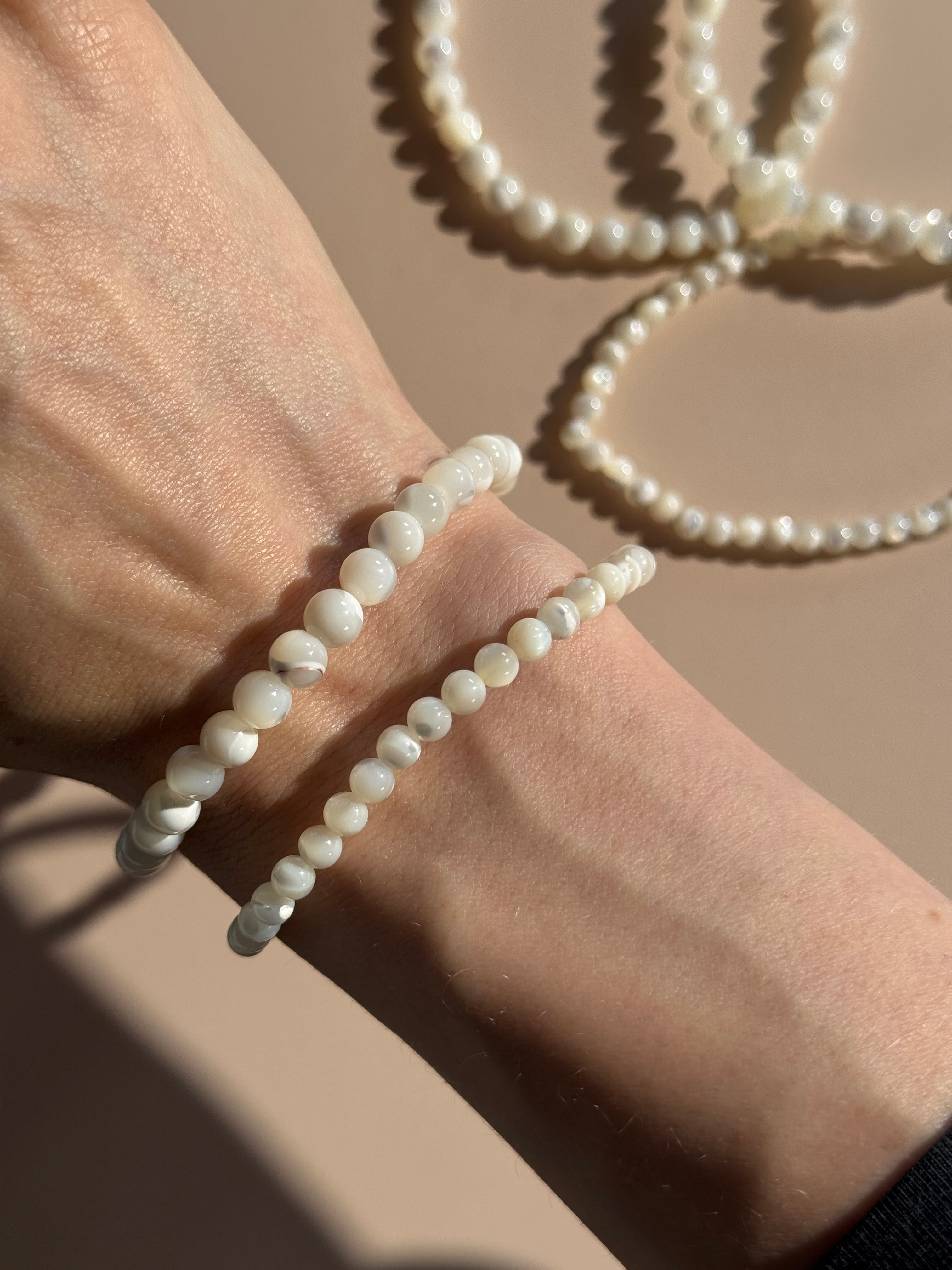 Perlmutt Kugelarmband