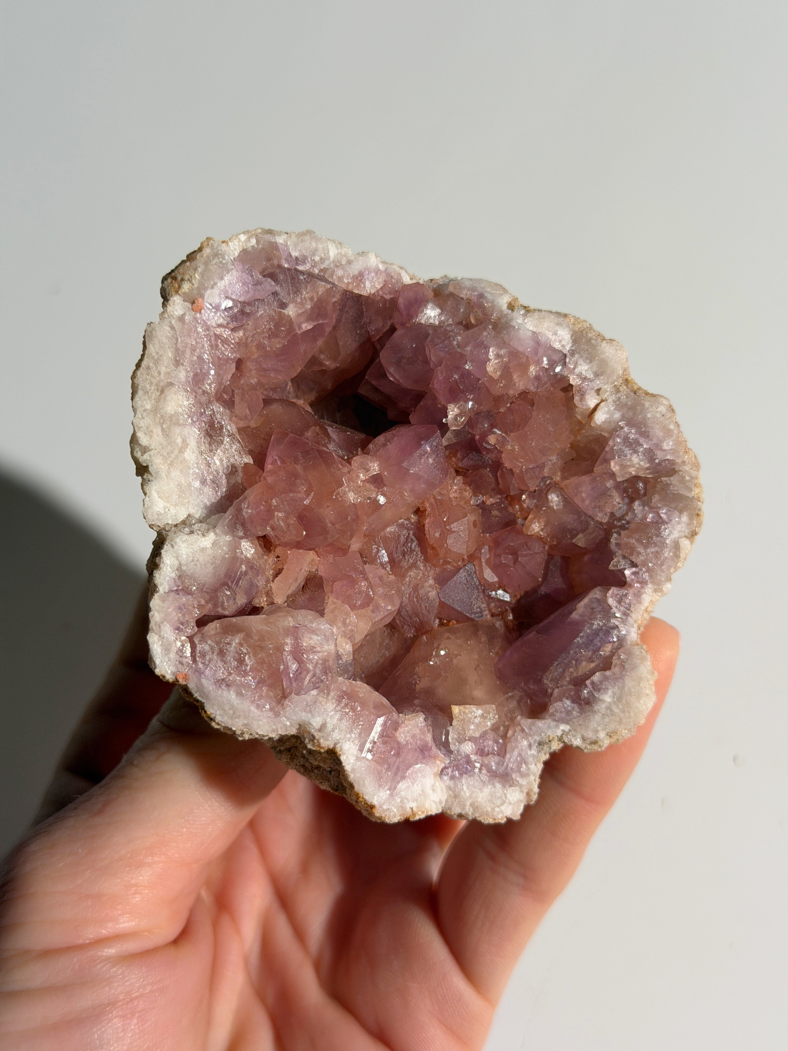 Pink Amethyst Geode