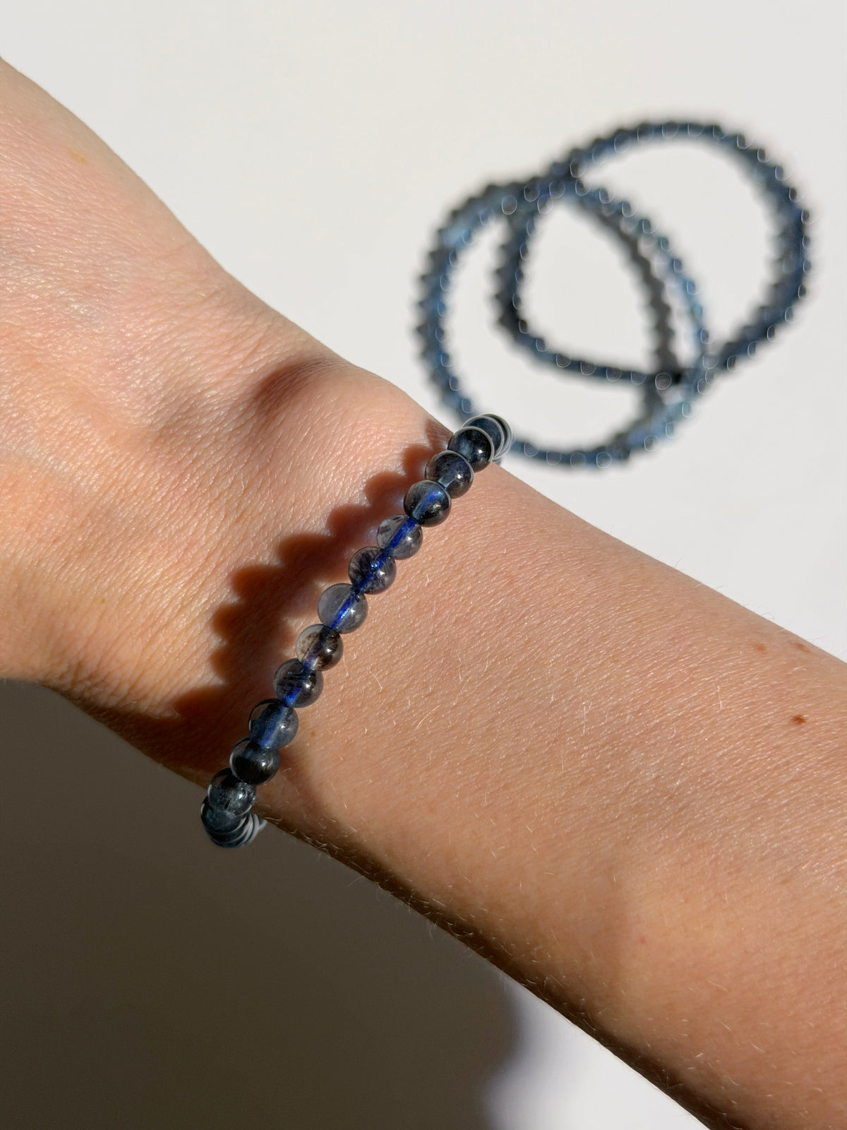 Devil blue Aquamarin Armband