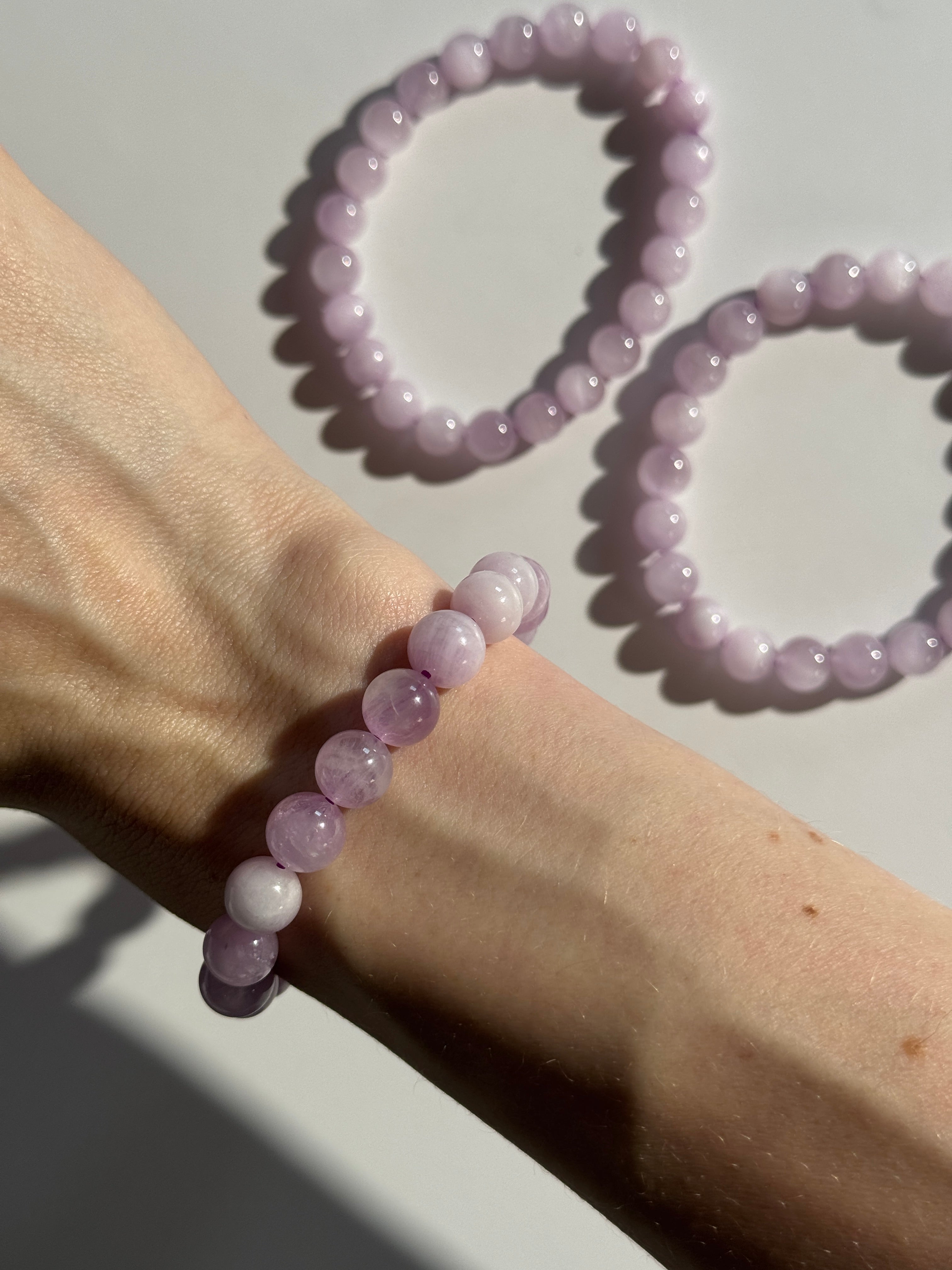 Kunzit Kugelarmband