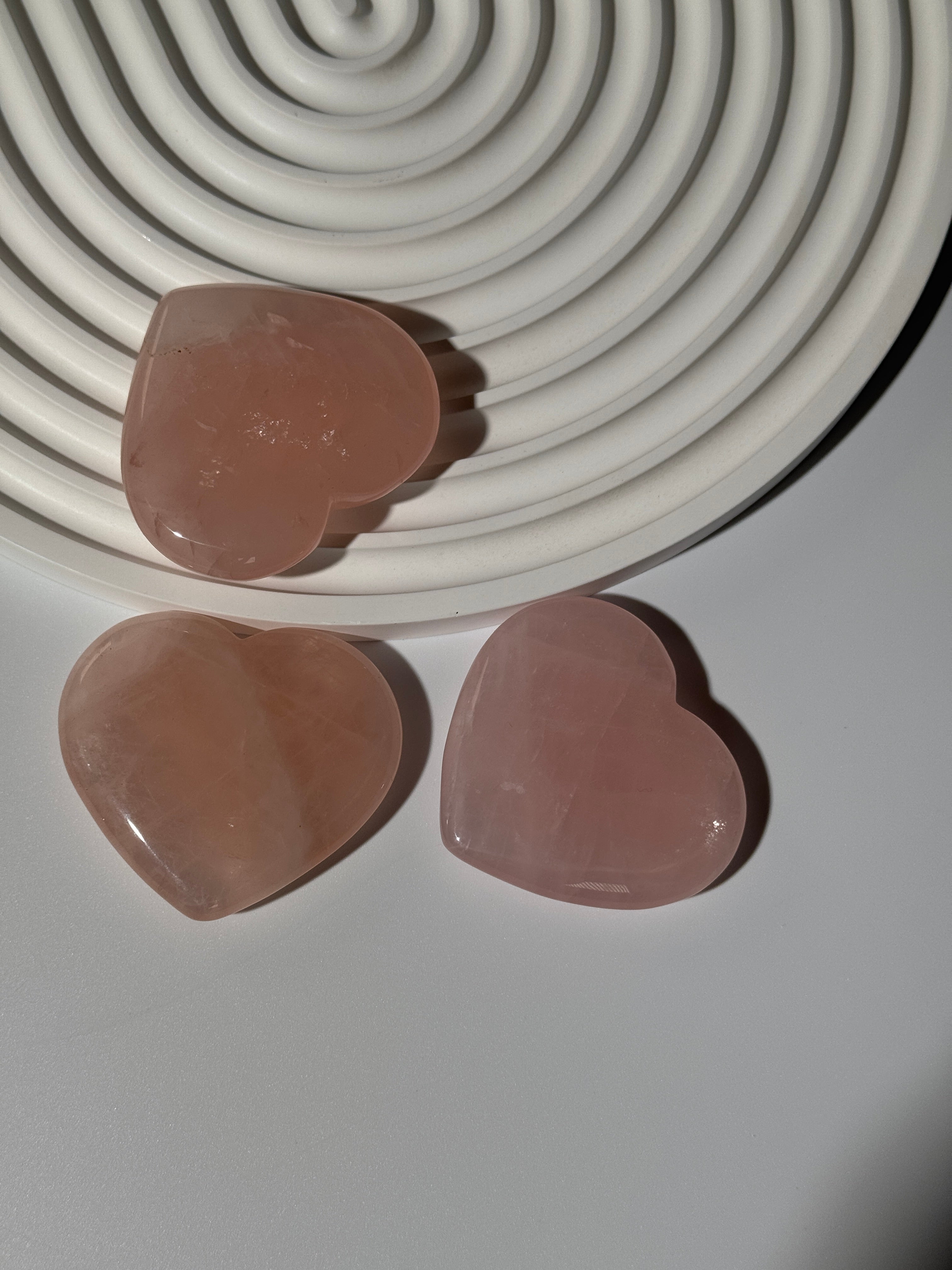 Rosenquarz Herz