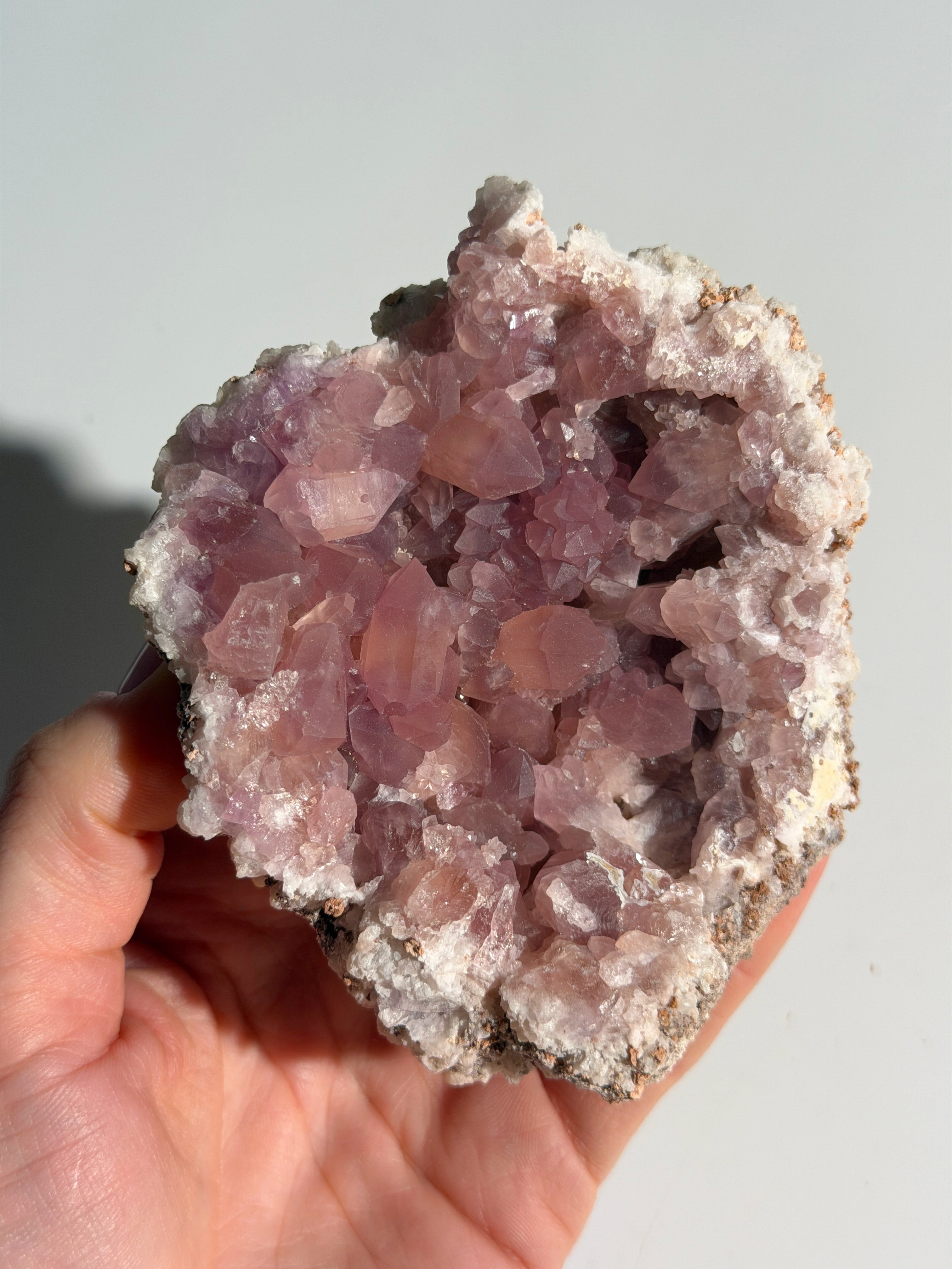 Pink Amethyst Geode