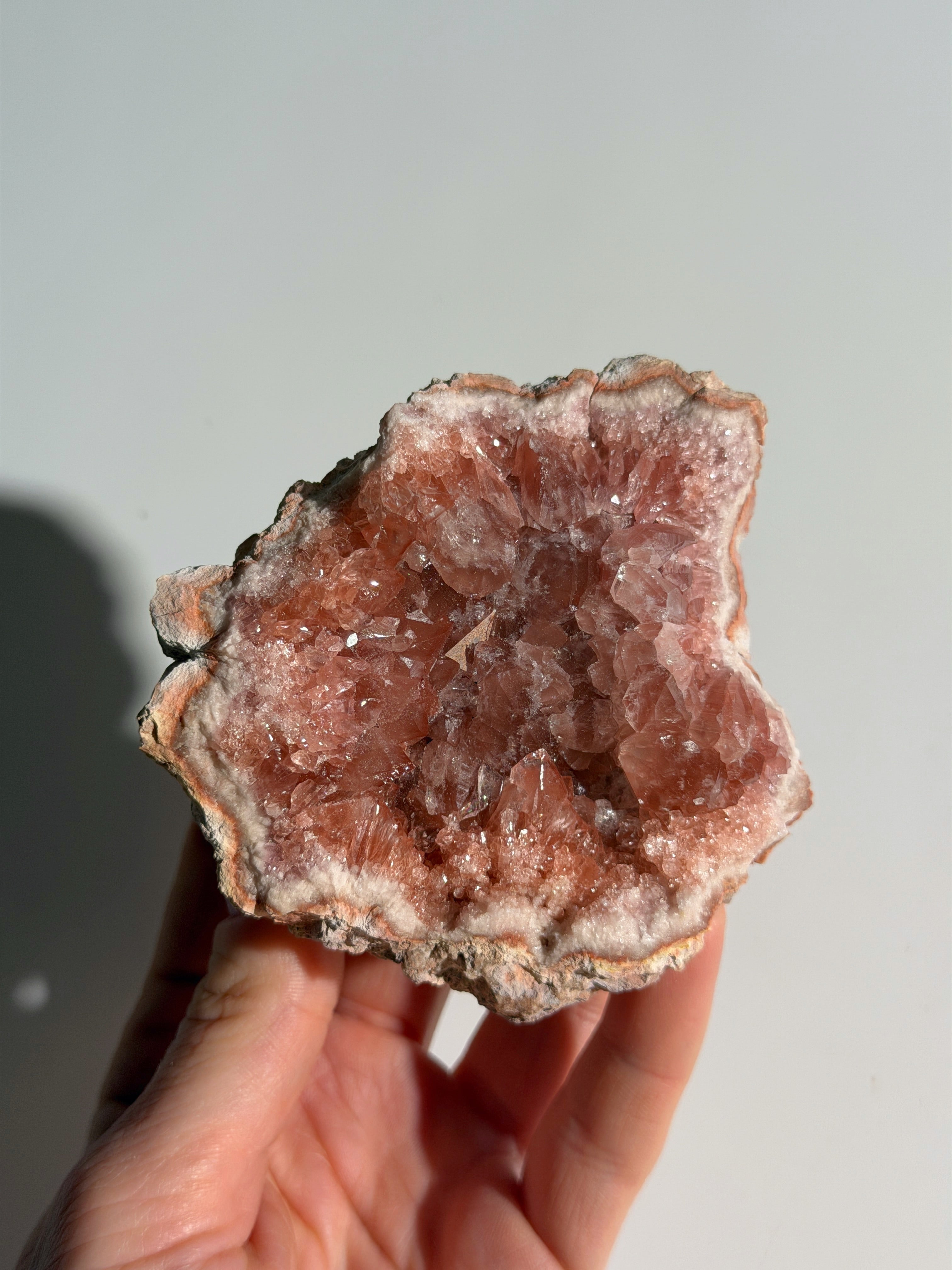 Pink Amethyst Geode