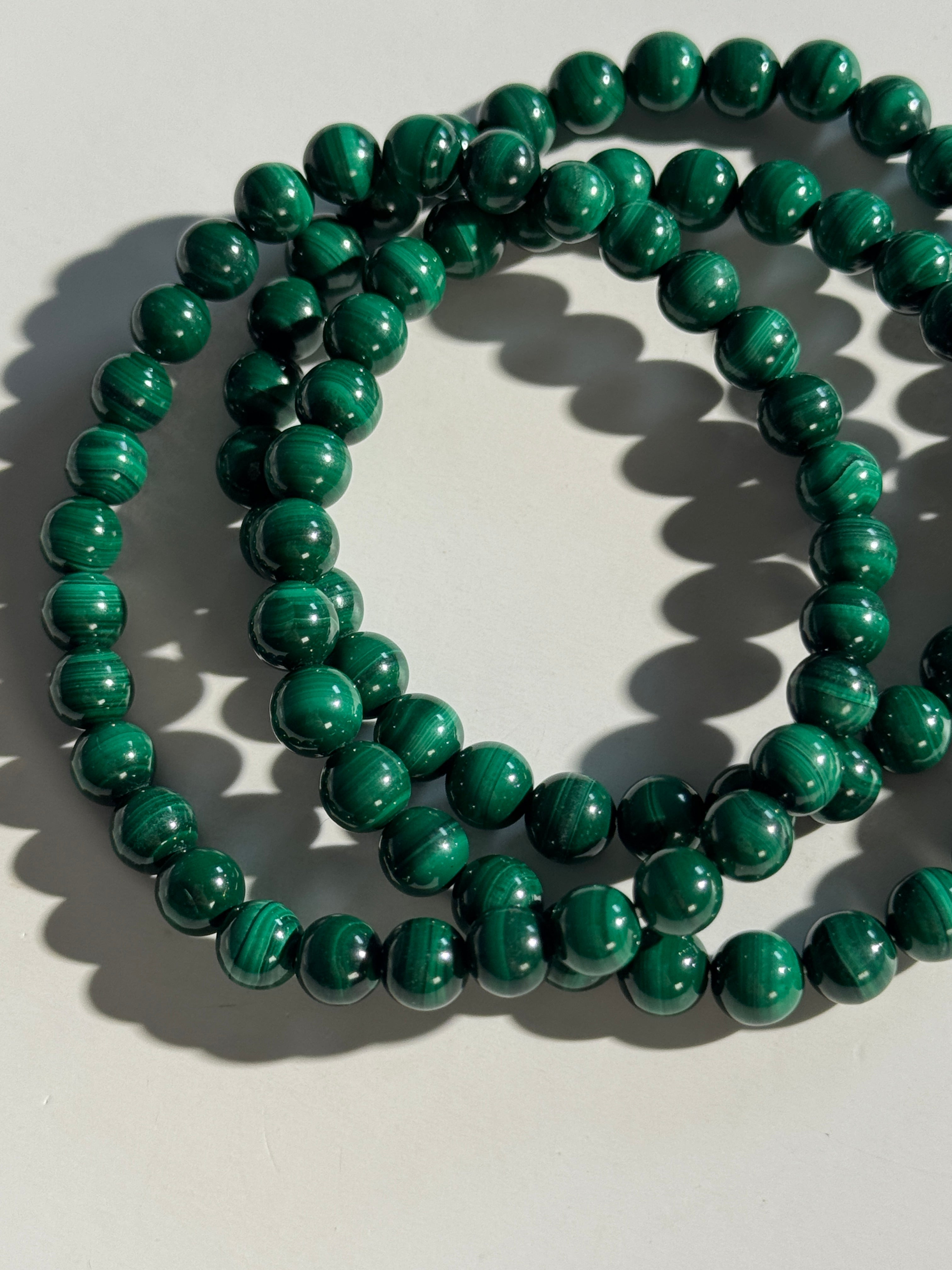 Malachit Kugelarmband Medium