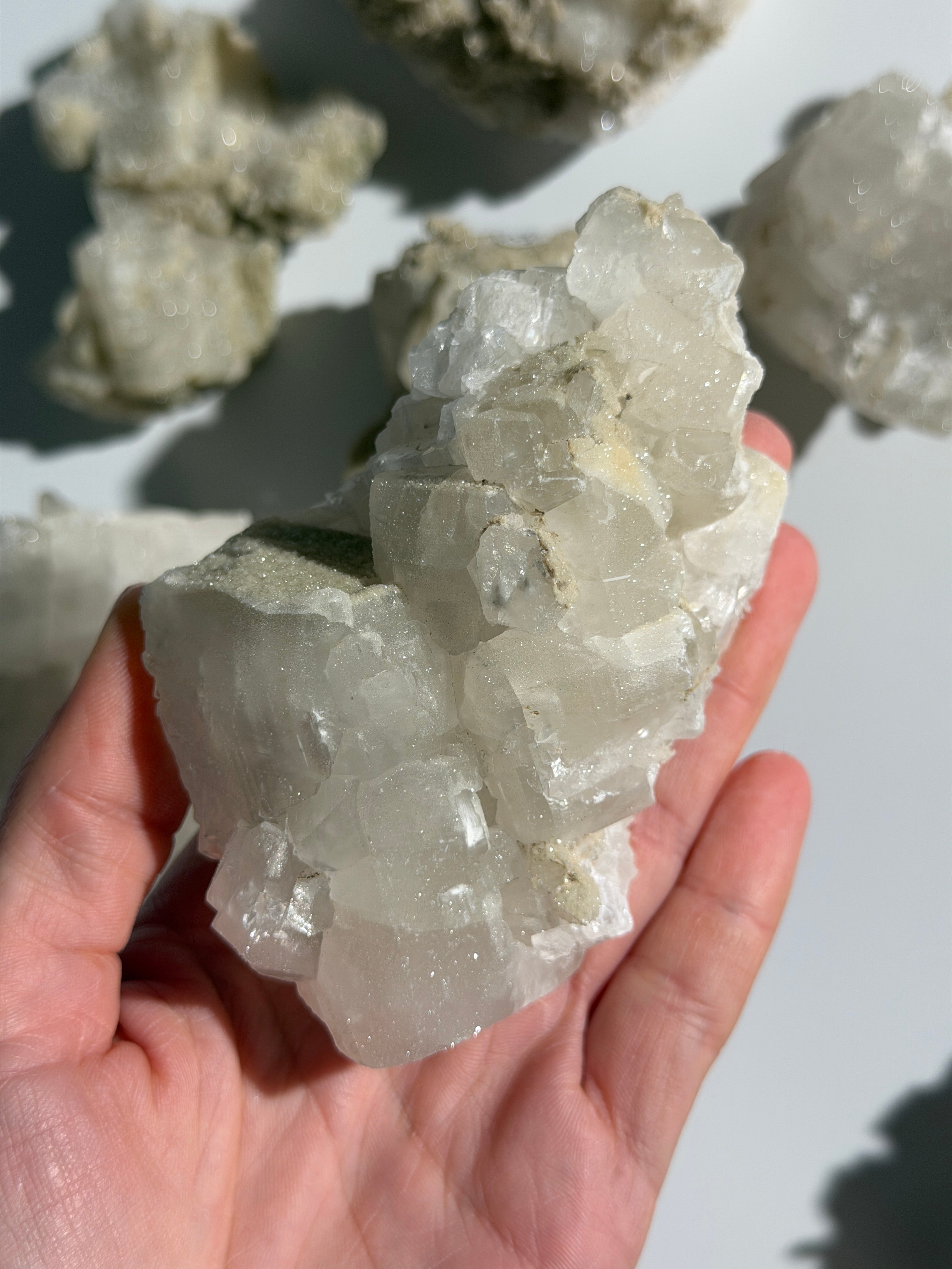 Glitzernder Sugar Calcit | High Quality