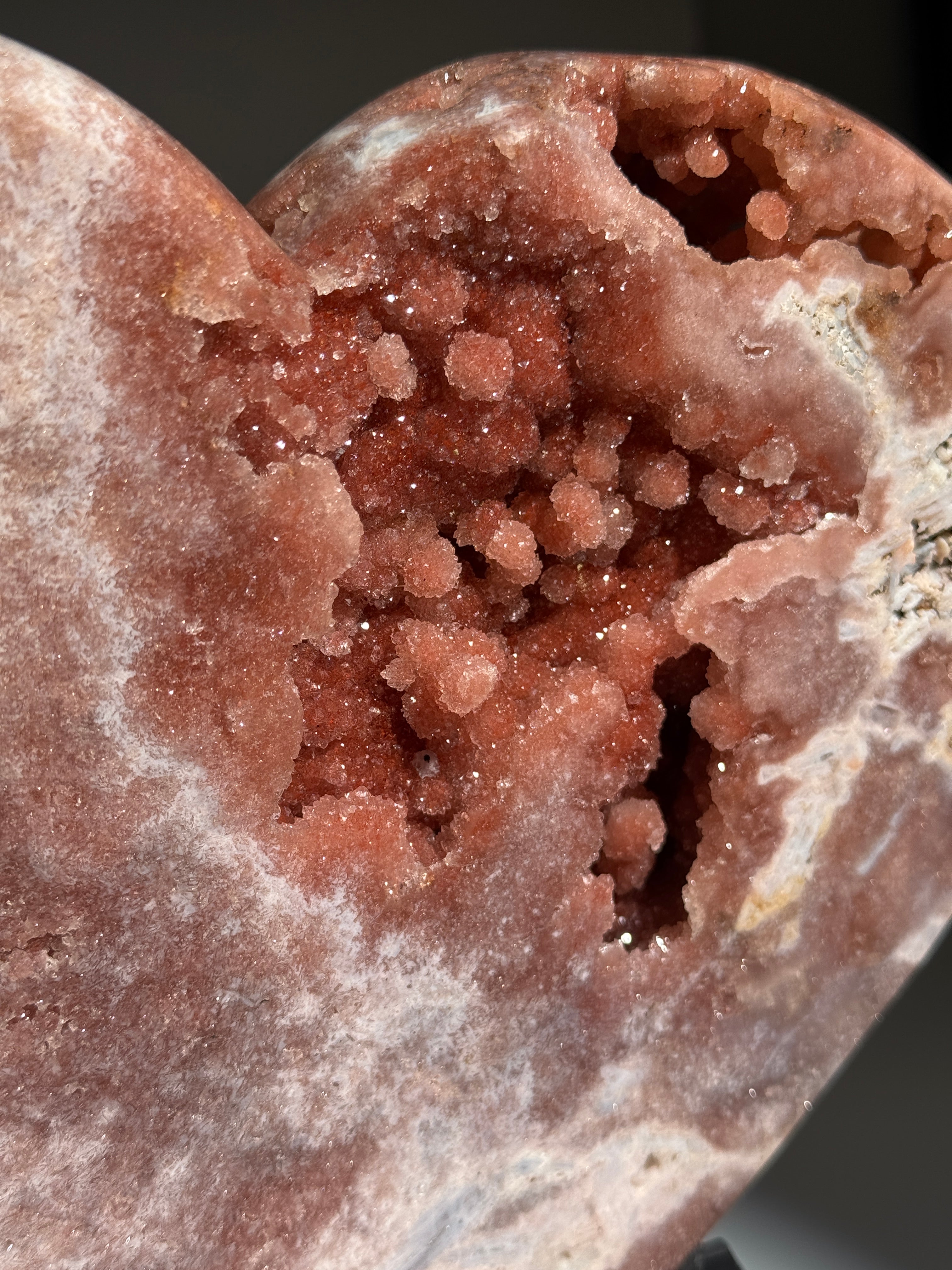 Pink Amethyst Herz XL [High Quality]