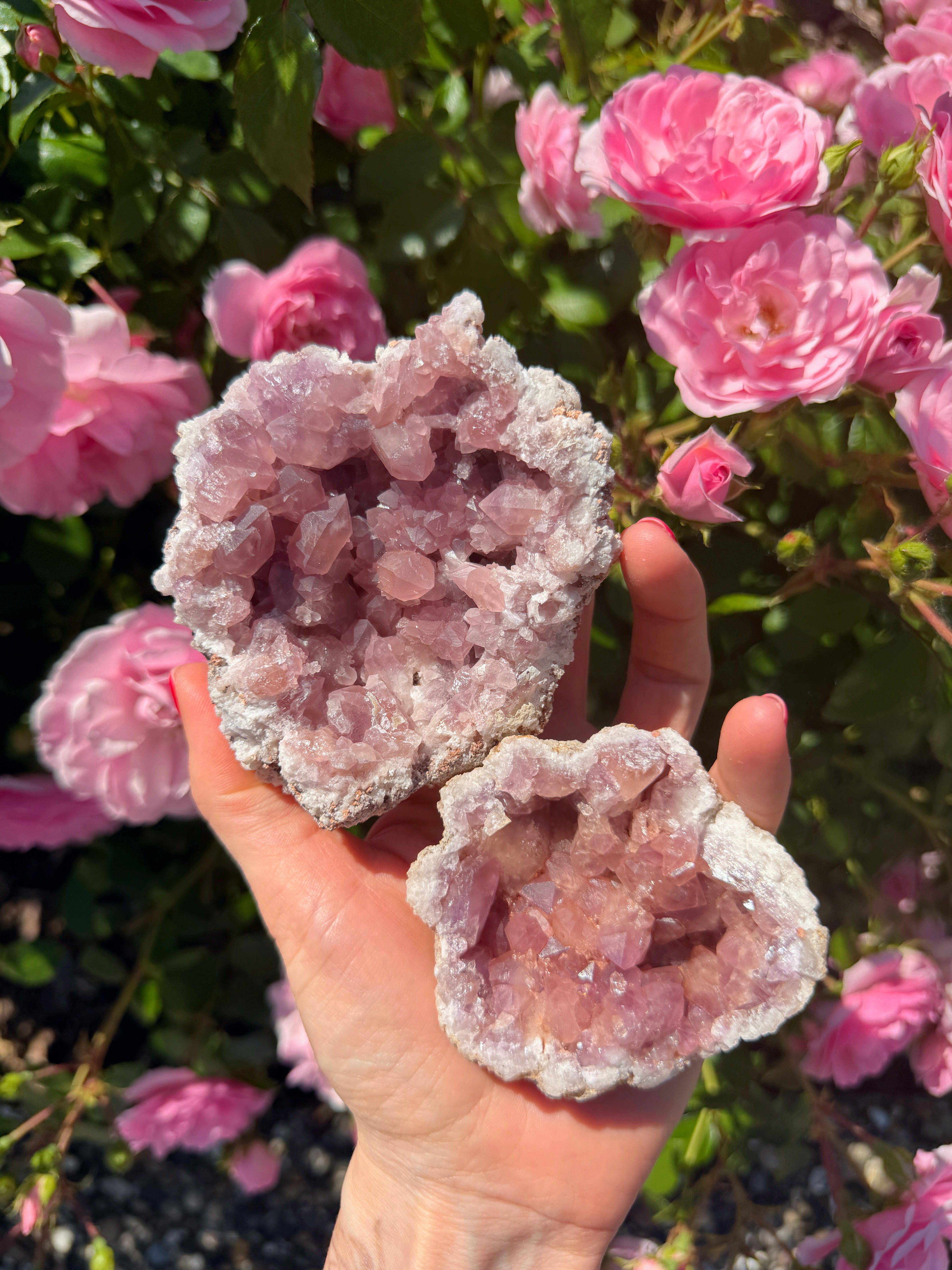 Pink Amethyst Geode