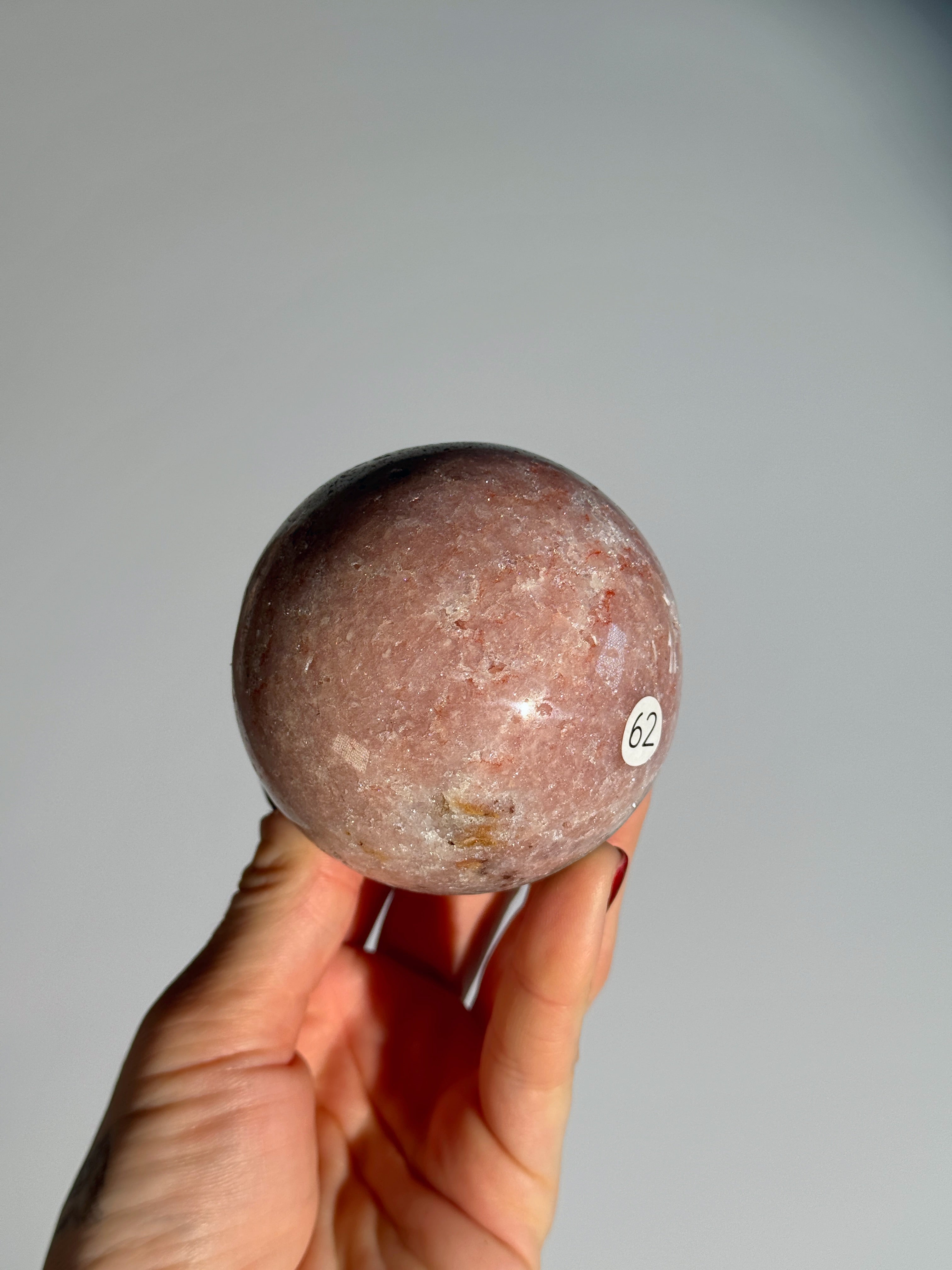 Pink Amethyst Kugel
