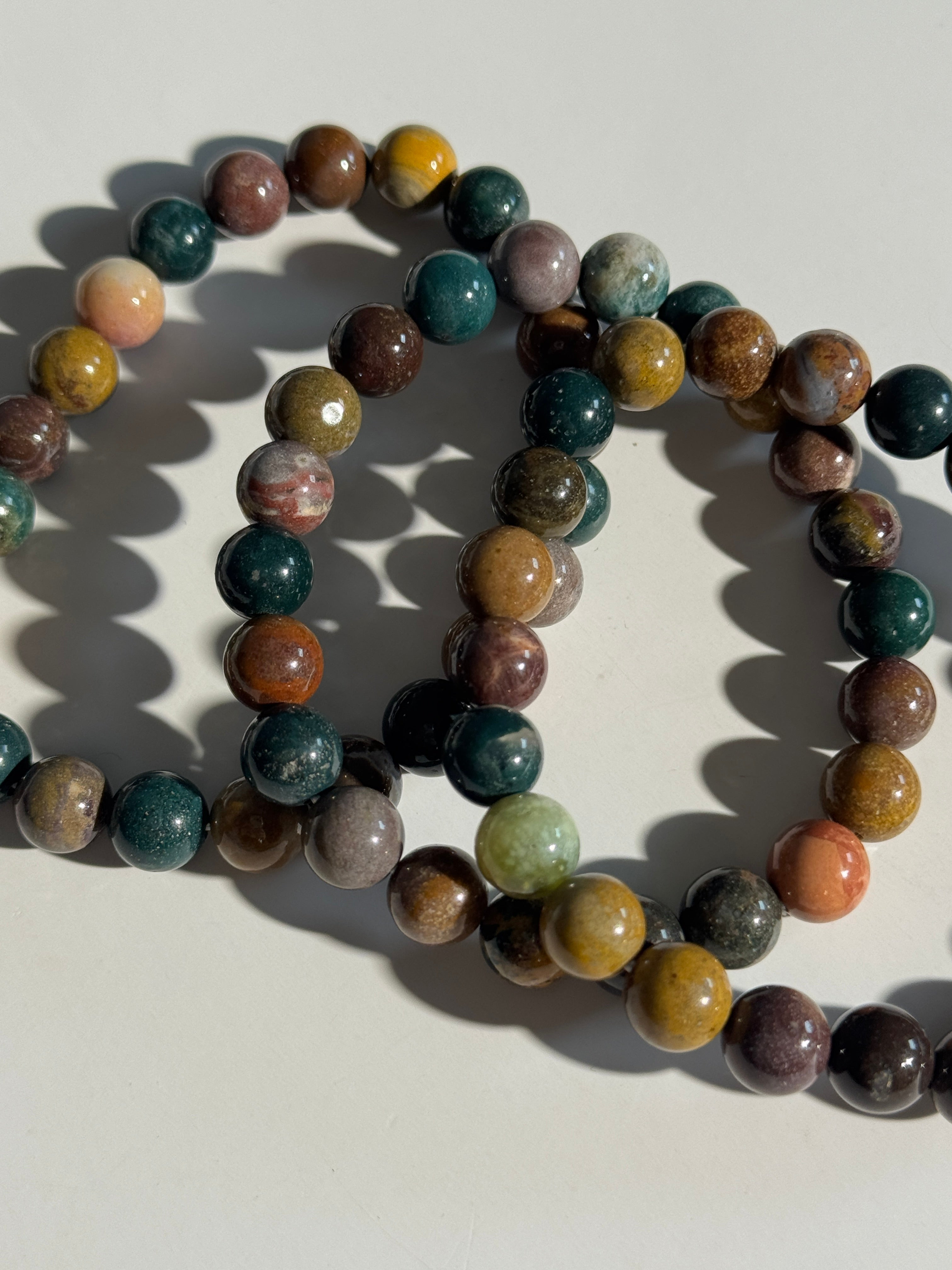 Ozeanjaspis Kugelarmband