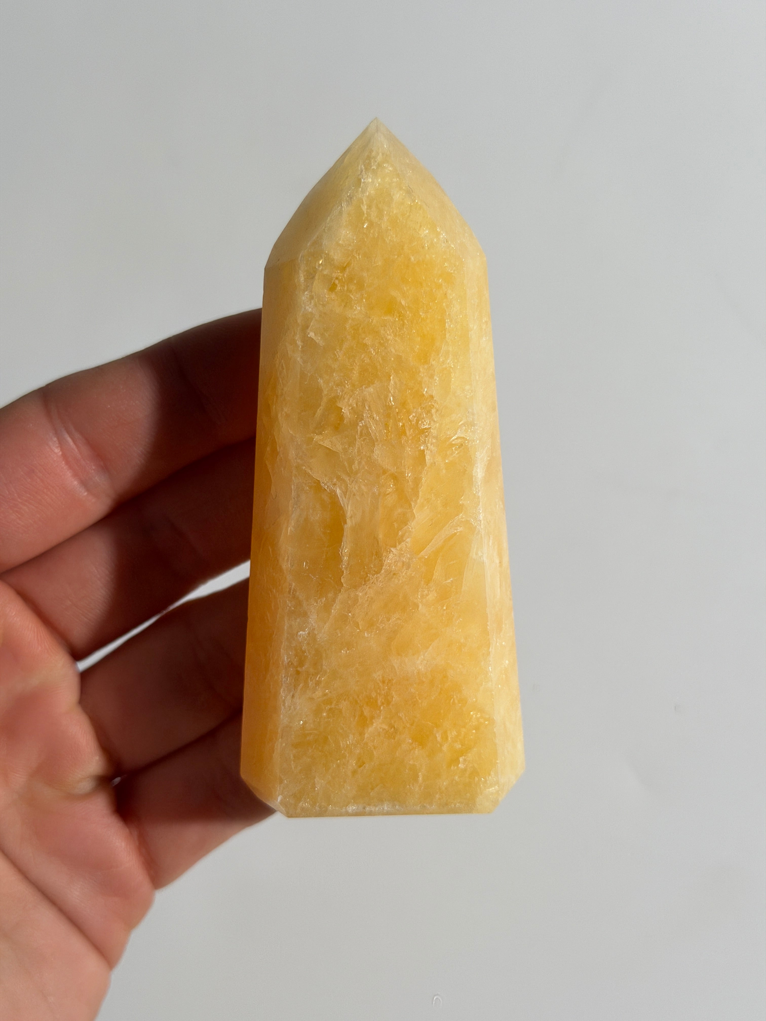 Orangen Calcit Turm 🍊