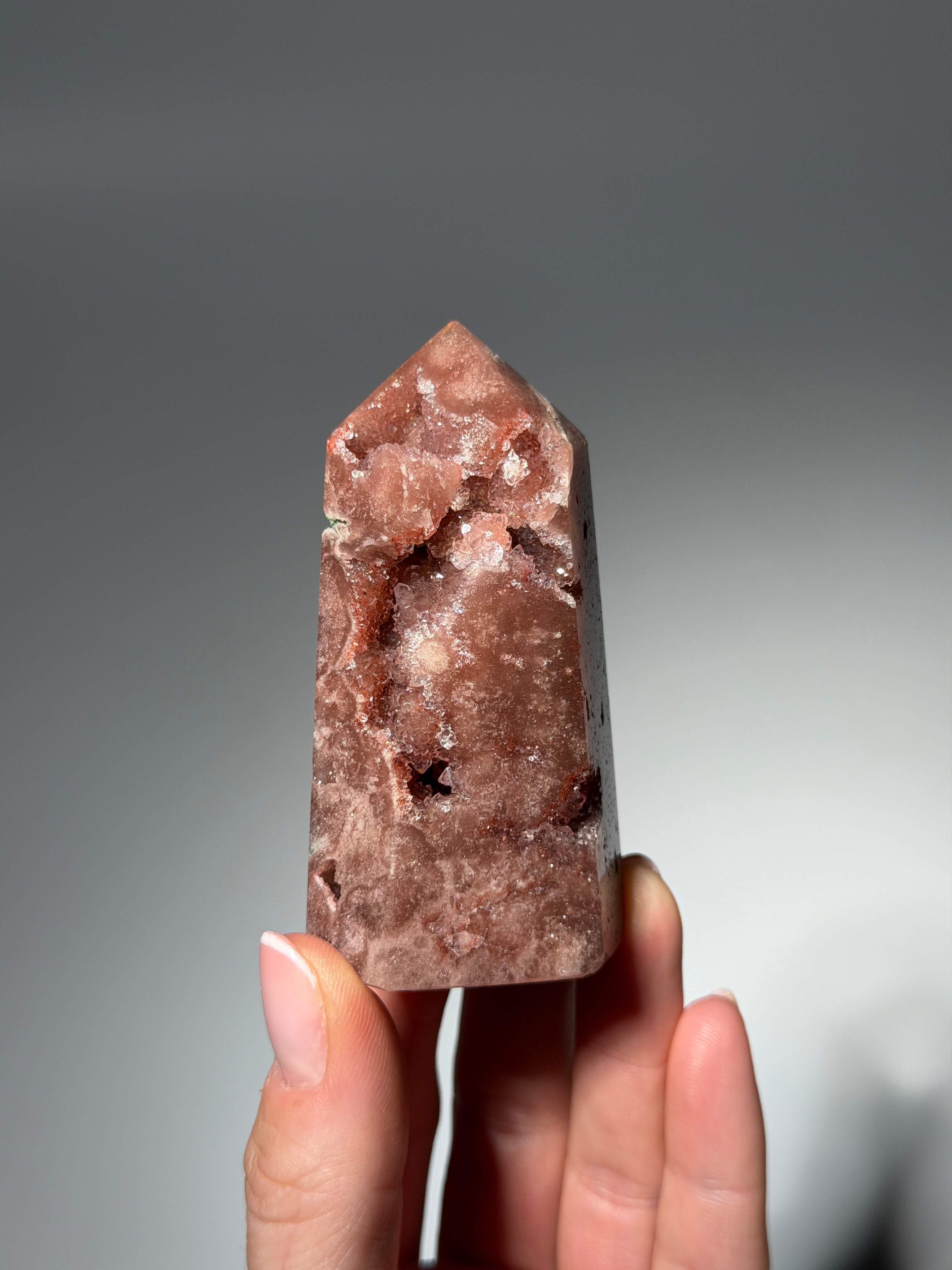Raspberry Pink Amethyst Obelisk / s