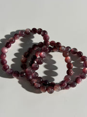 Lila Mica Kugelarmband