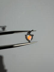 Madagaskar Mondstein Anhänger | Heart | 8