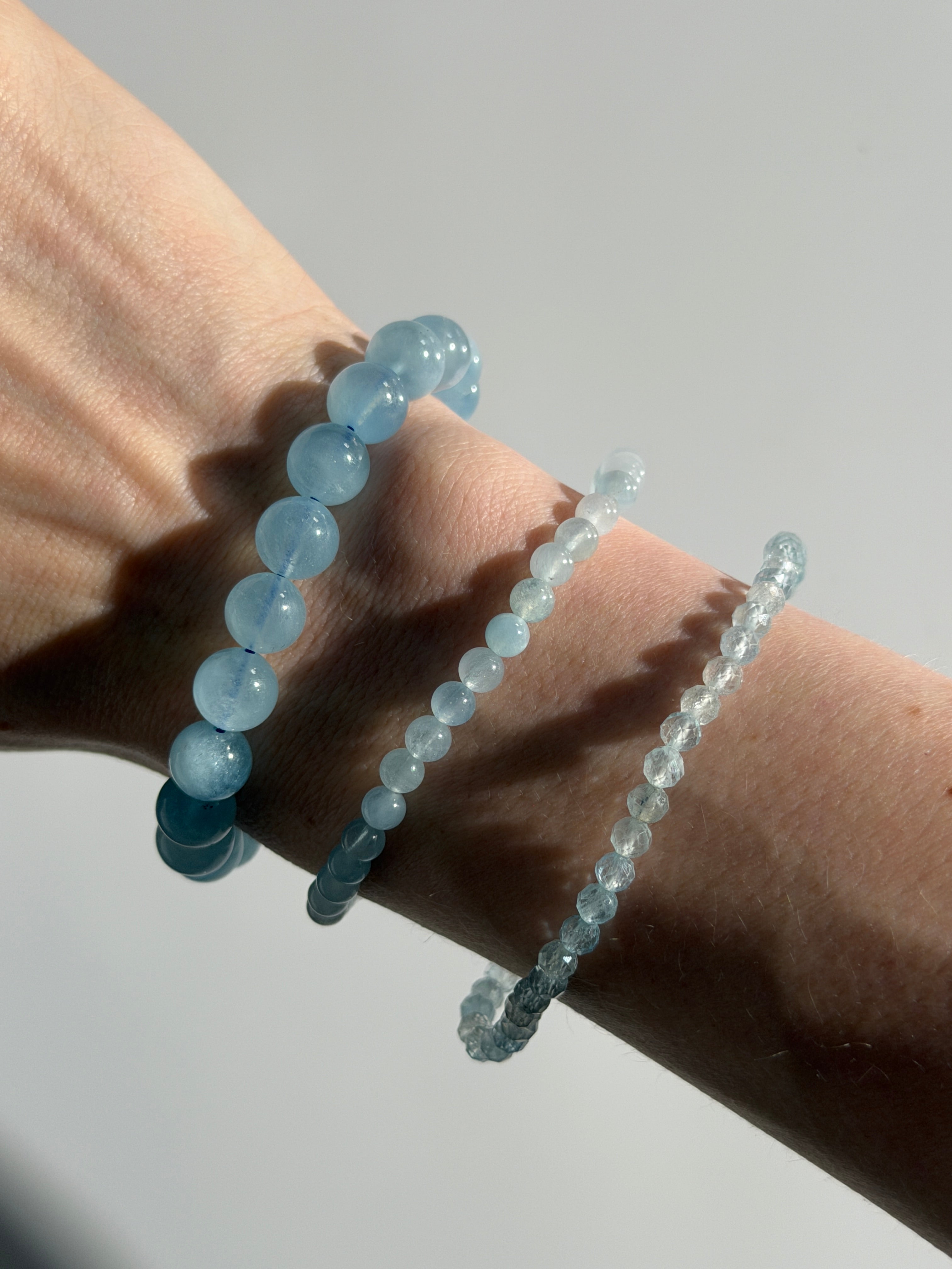 Aquamarin Armband