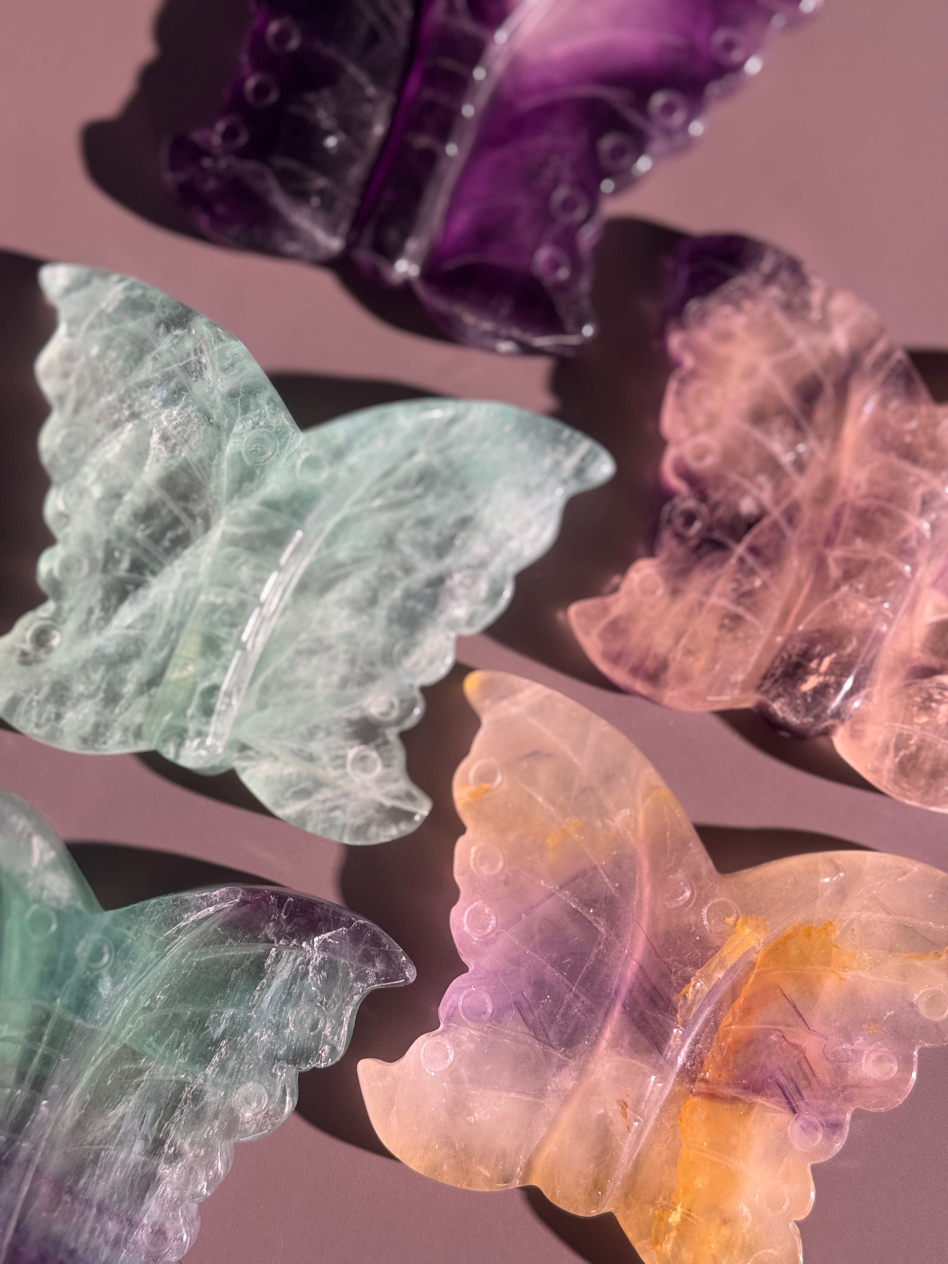 Fluorit Schmetterling