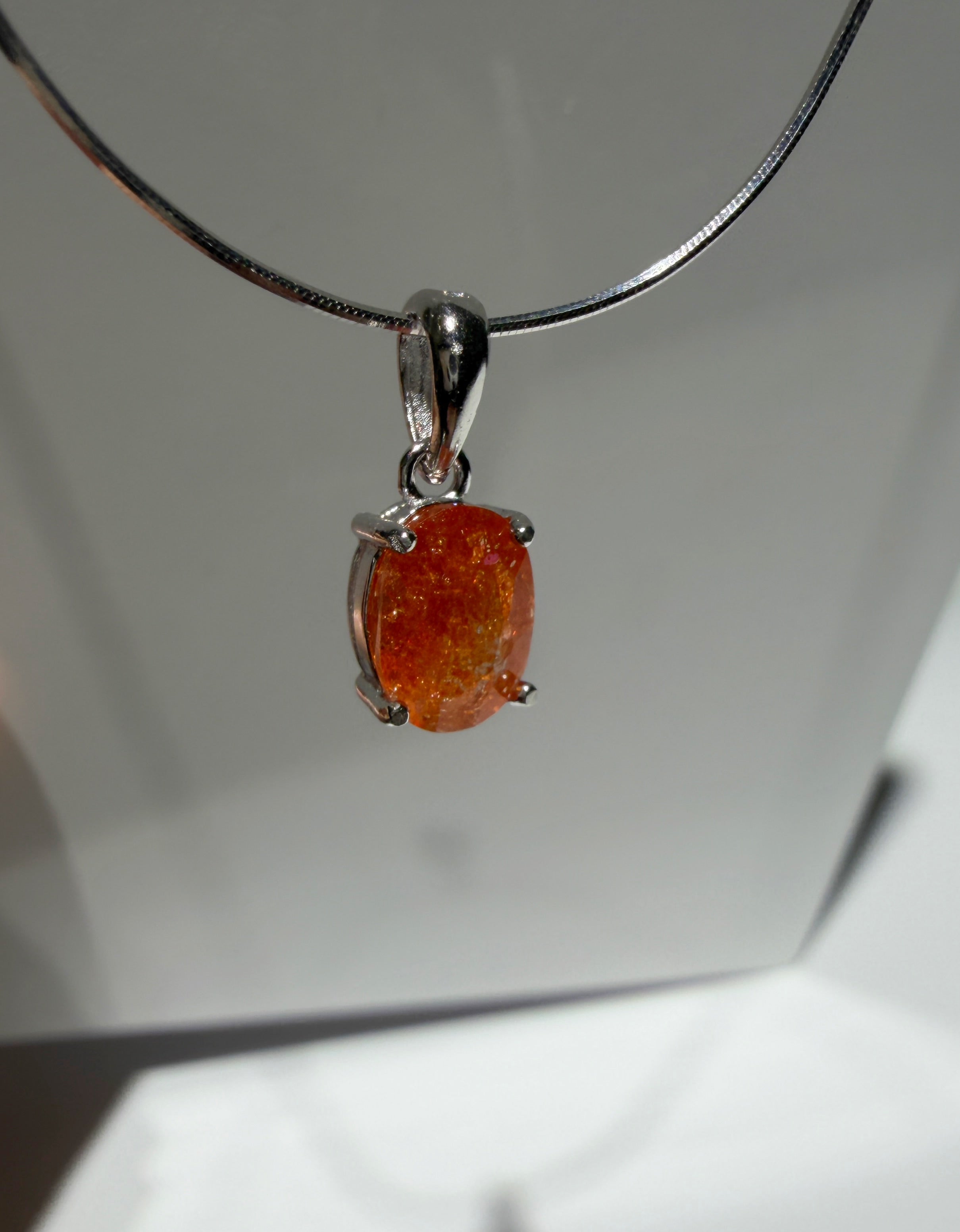 Sonnenstein Anhänger | 925 Sterling Silber