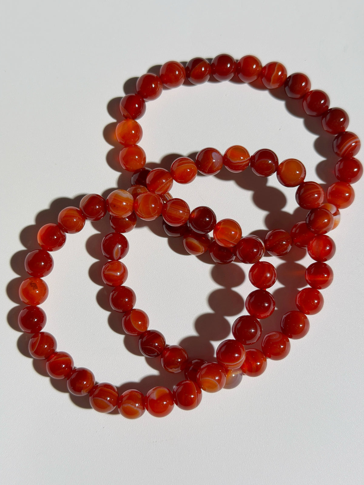 Roter Achat Armband