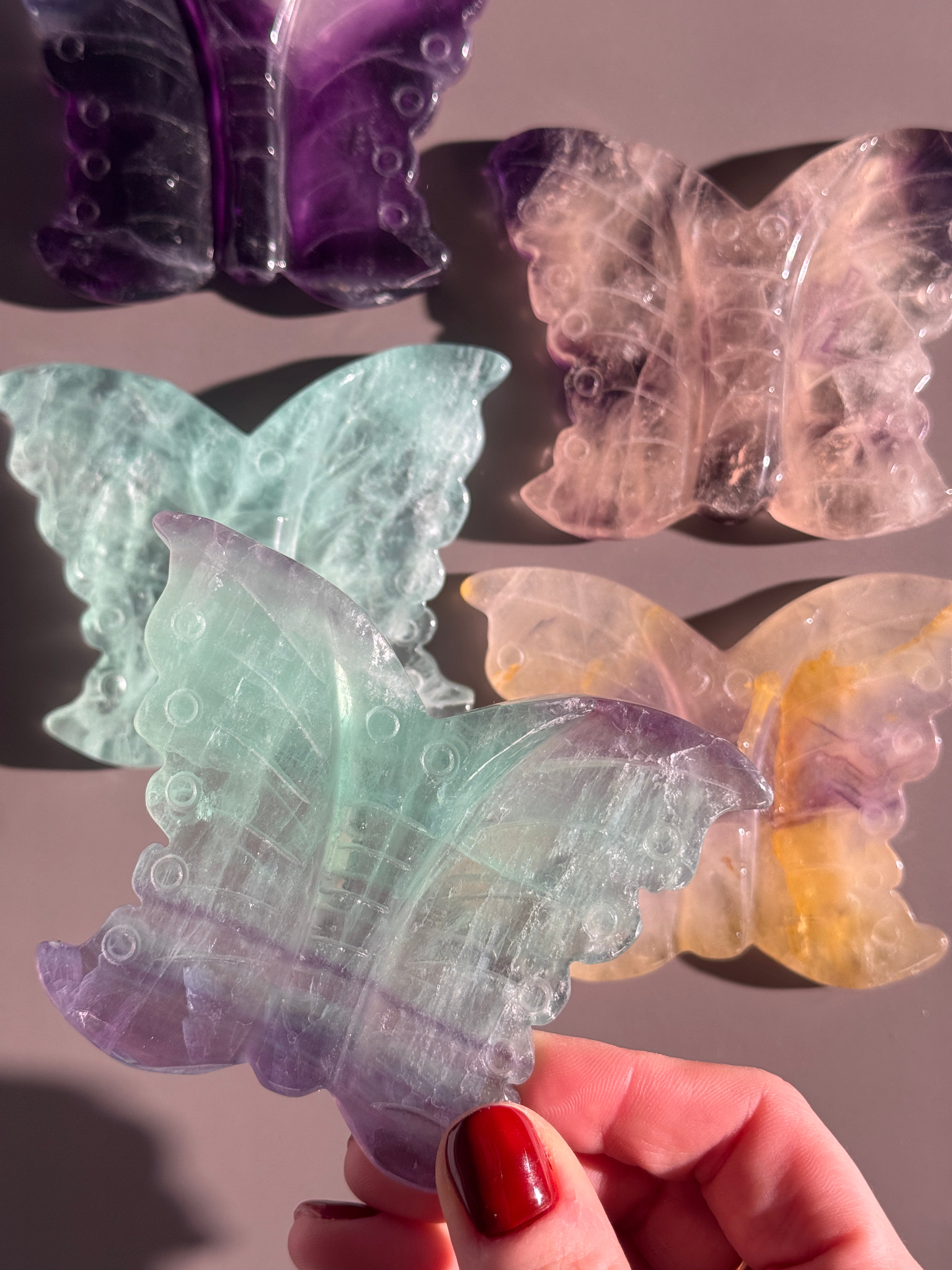 Fluorit Schmetterling
