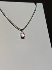 Madagaskar Mondstein Anhänger | Oval | 7