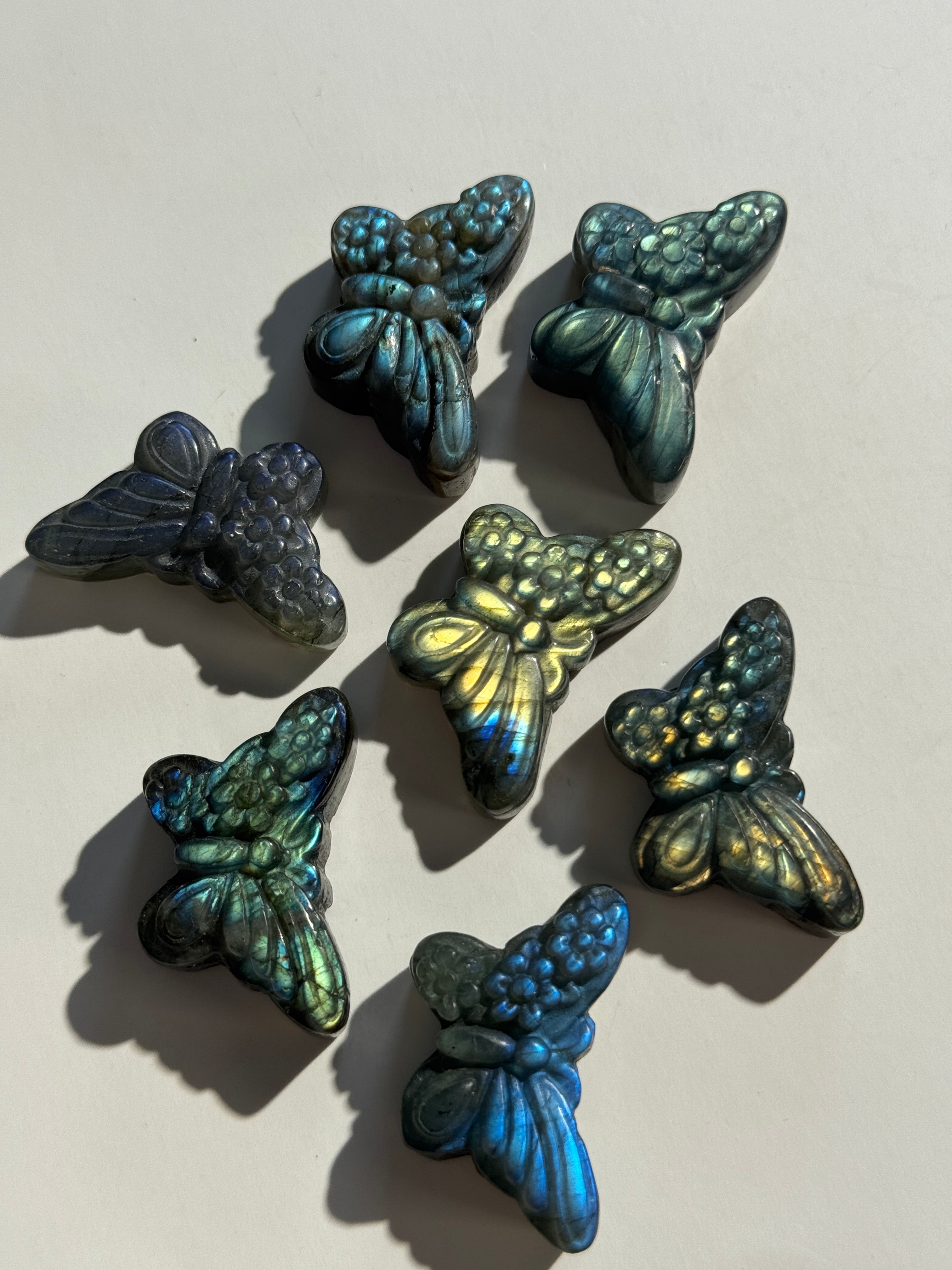 Labradorit Schmetterling