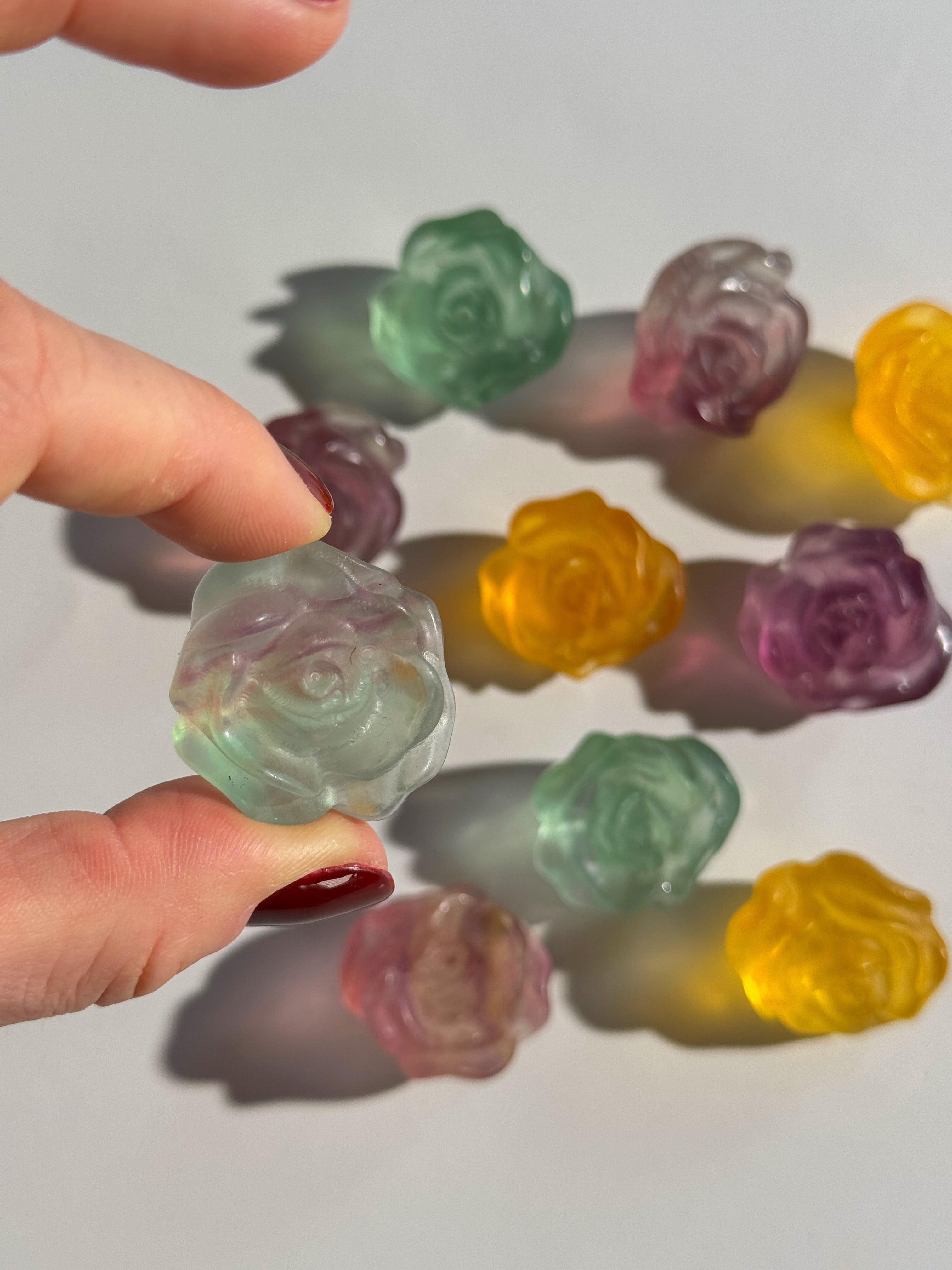 Fluorit Blümchen