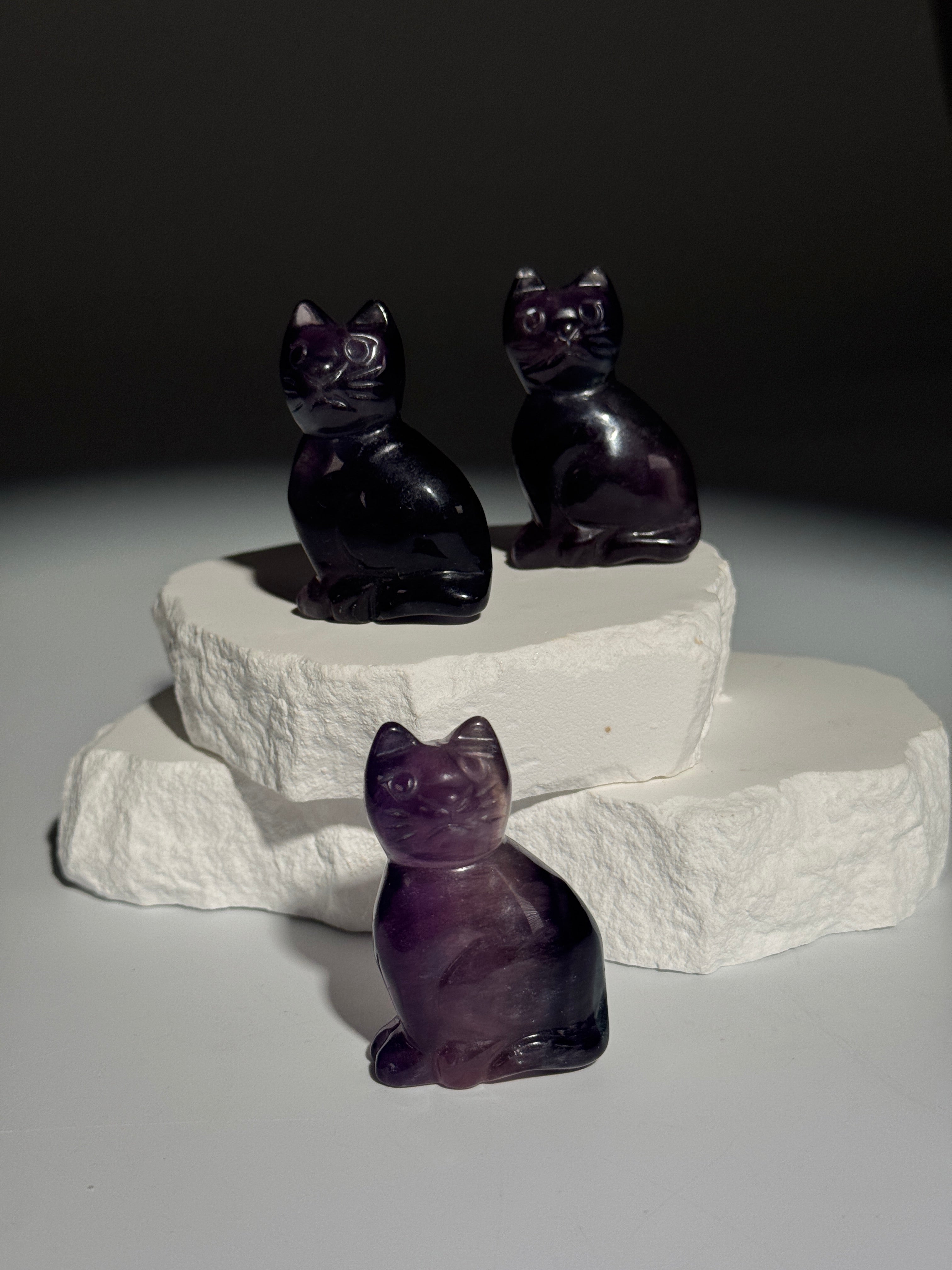 Fluorit Katze