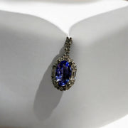 Tansanit Anhänger | 925 Sterling Silber
