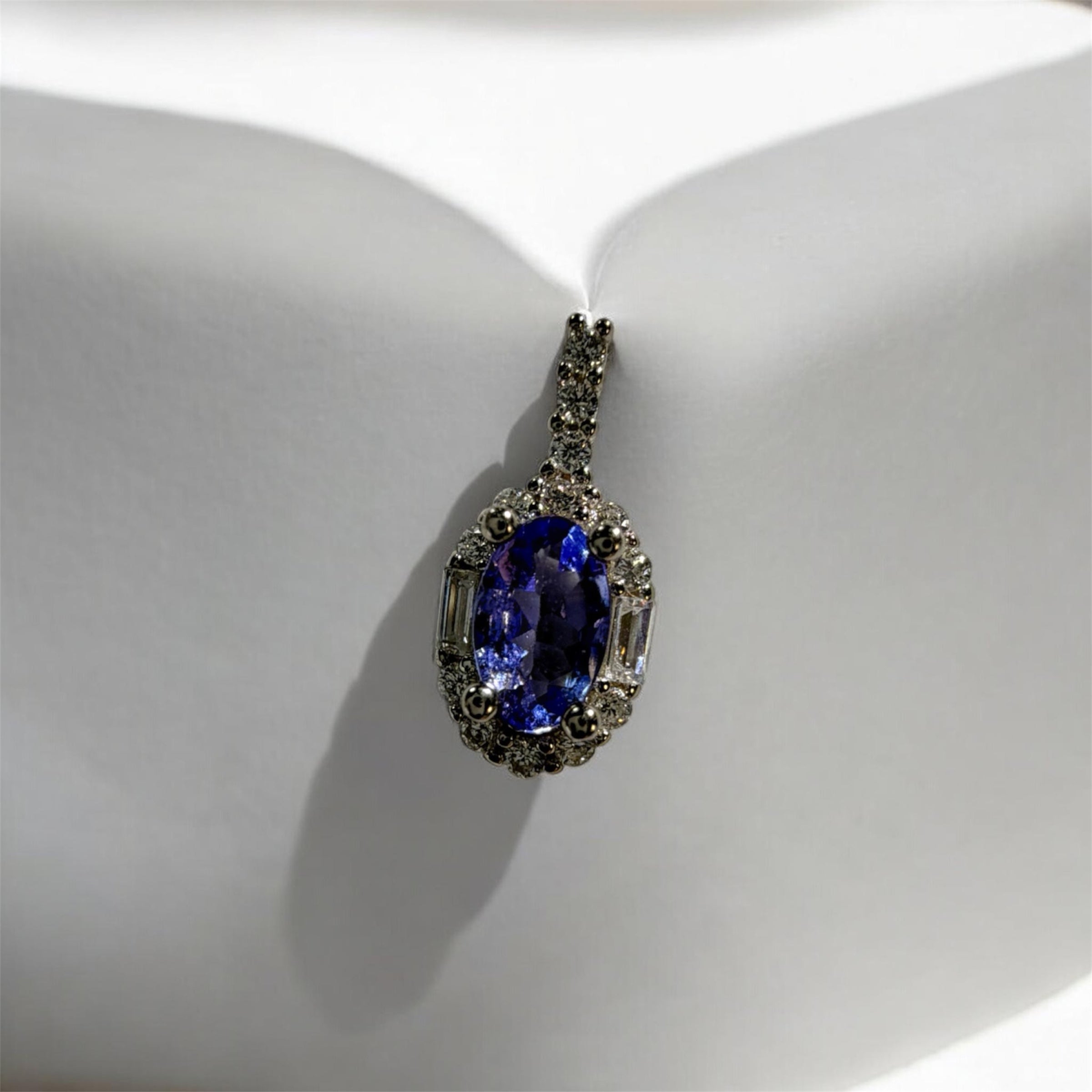 Tansanit Anhänger | 925 Sterling Silber