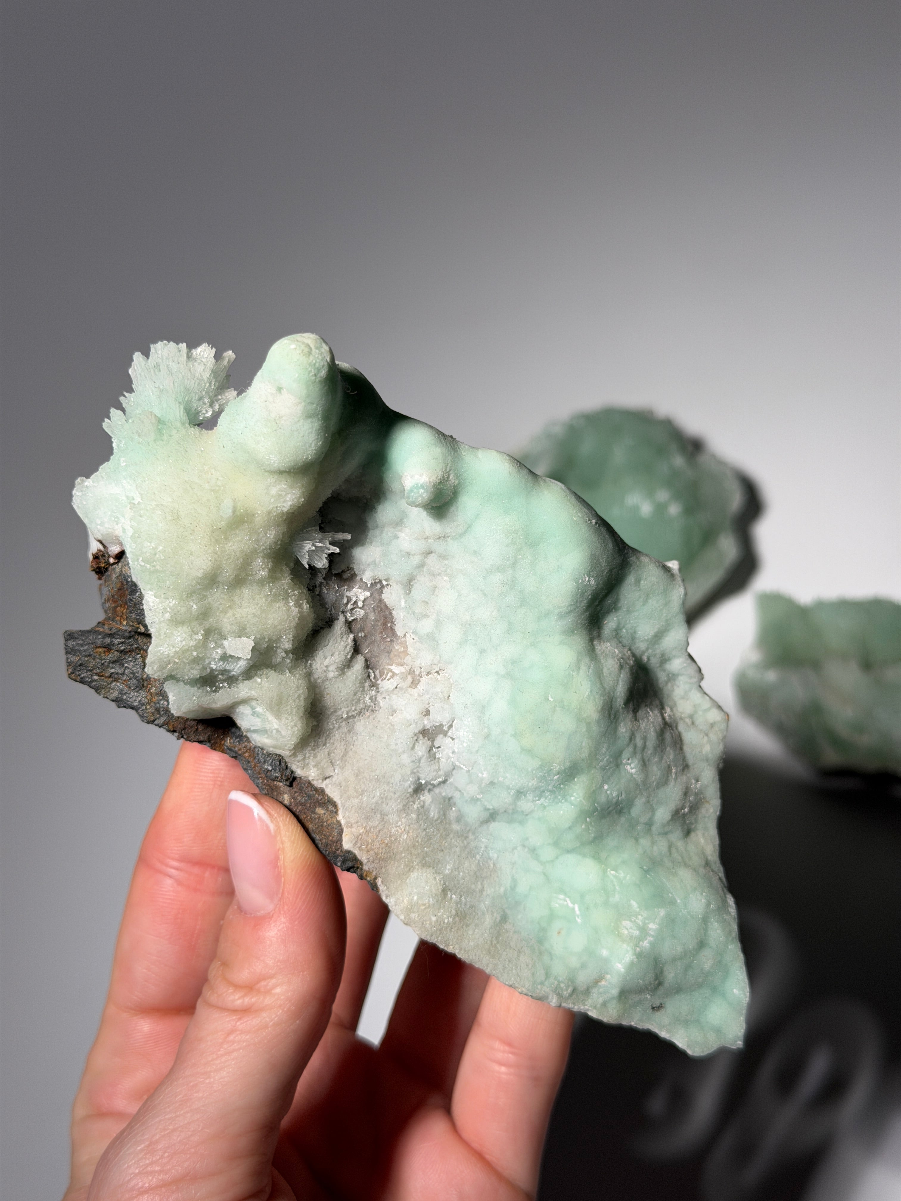 Blauer Hemimorphit „Slushy Stone“ Specimen
