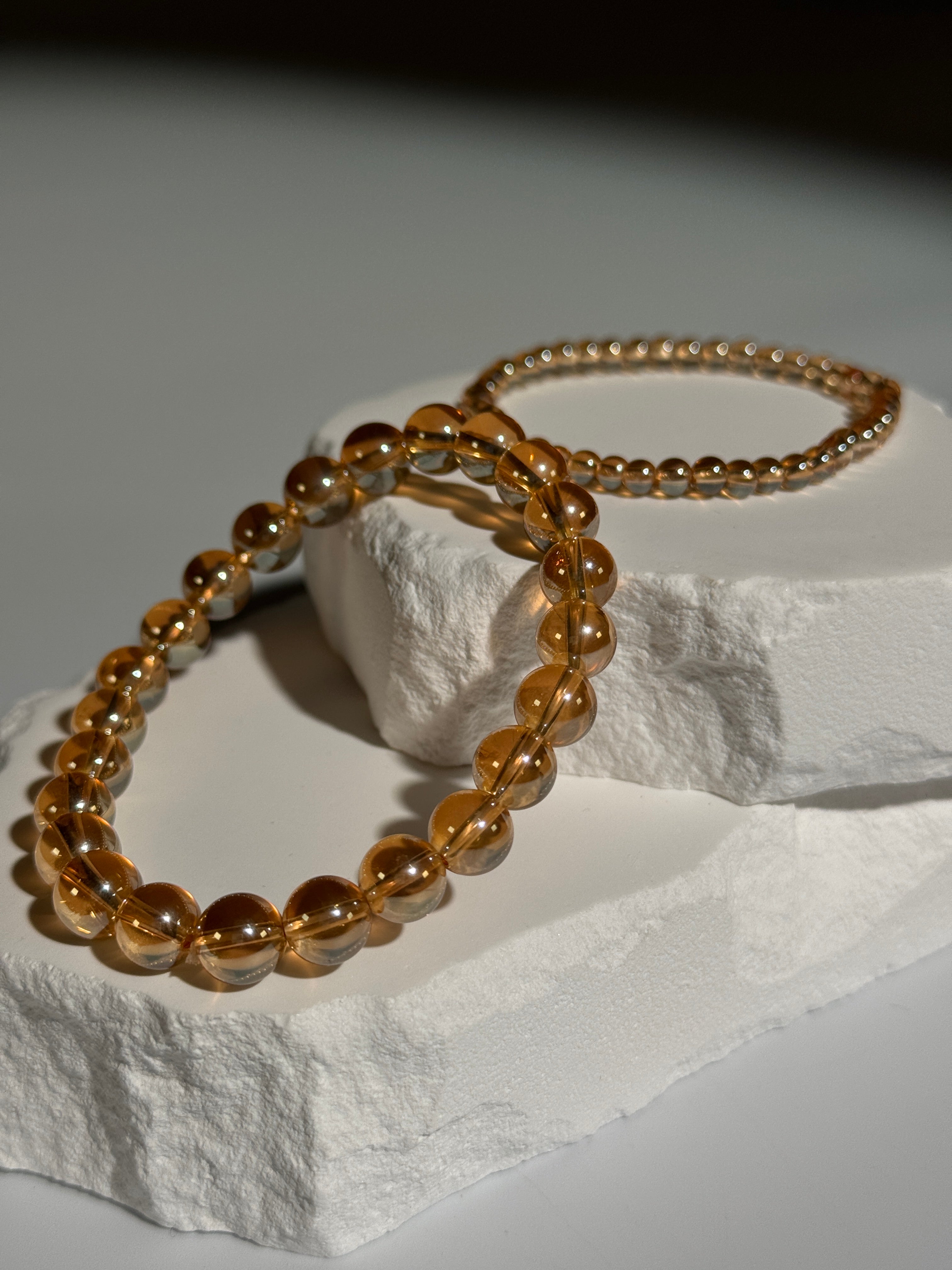 Champagner Kugelarmband