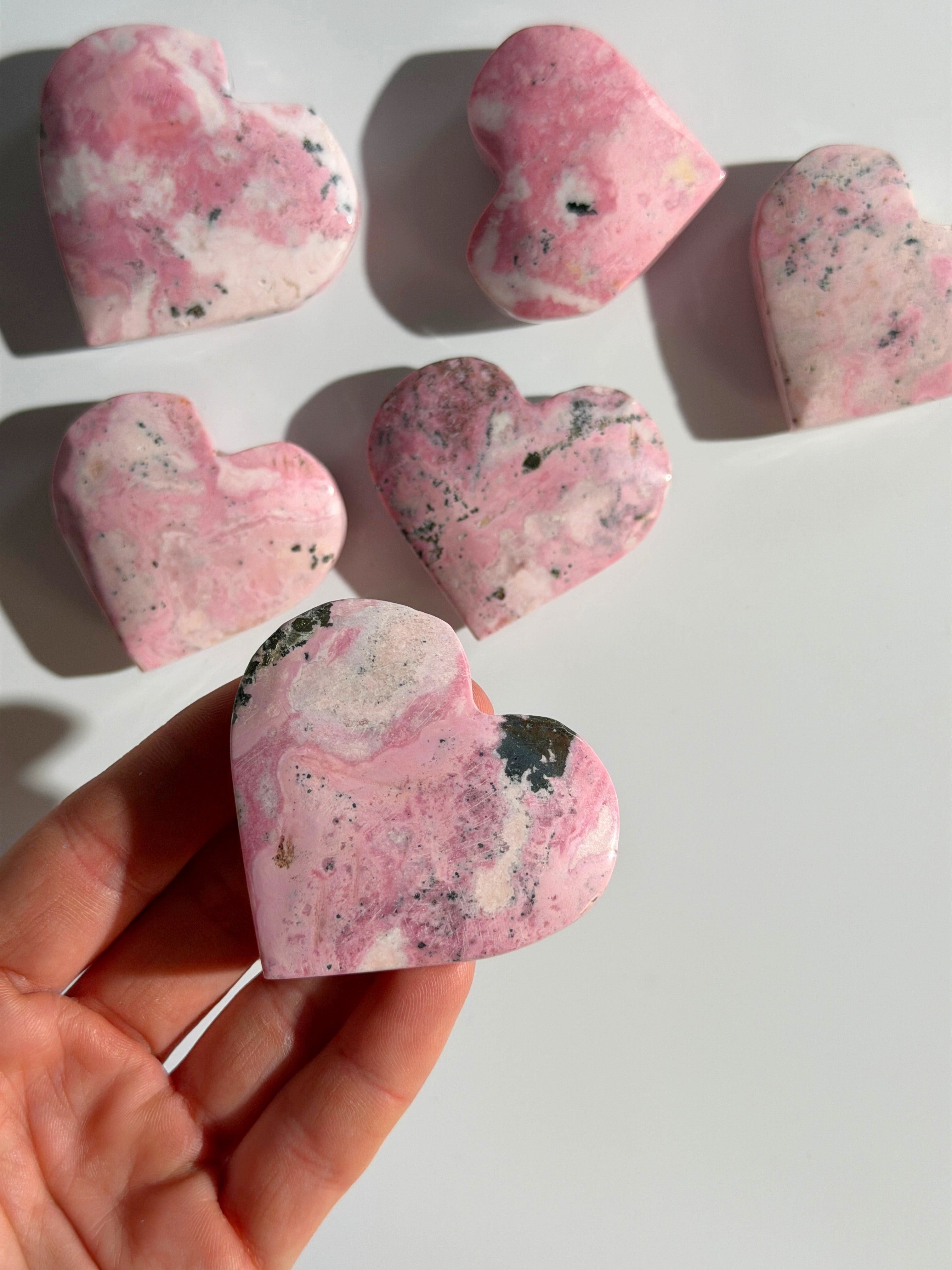 Rhodochrosit Herz