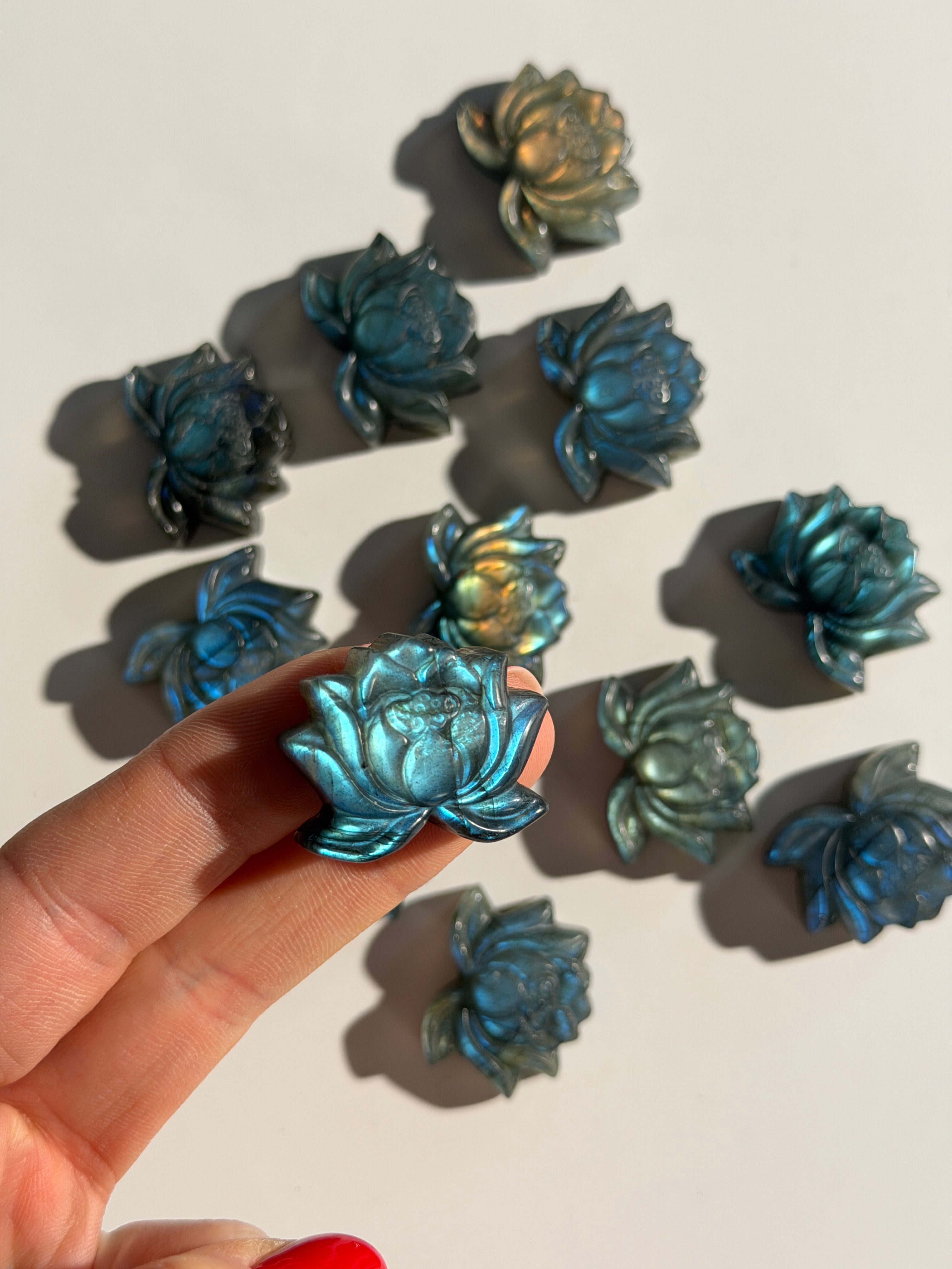 Labradorit Lotusblüte