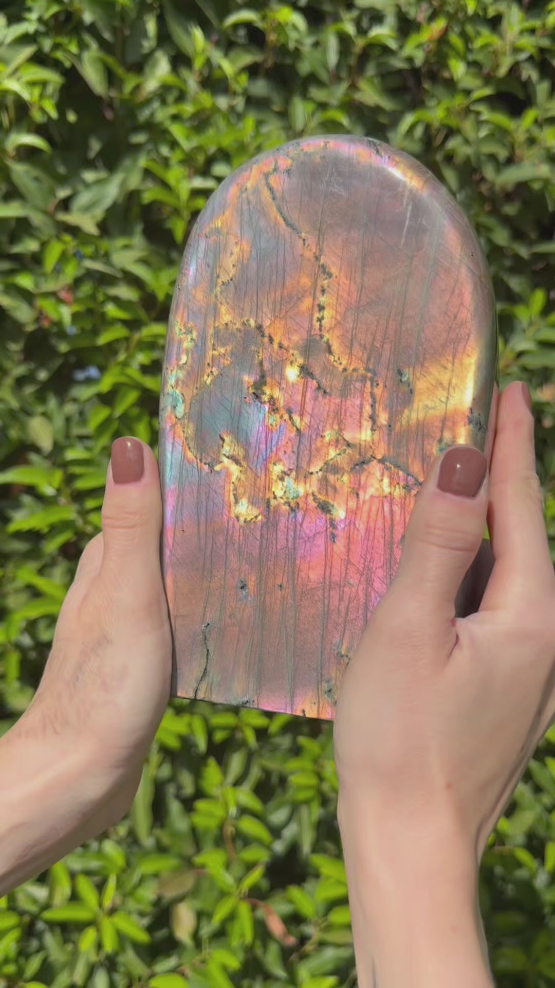 Video laden: Sunset 🌅 Labradorit Freeform | Top Quality