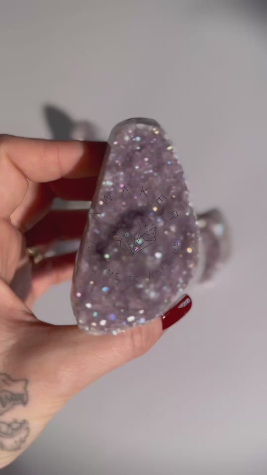 Video laden: Angel Aura Amethyst Druse