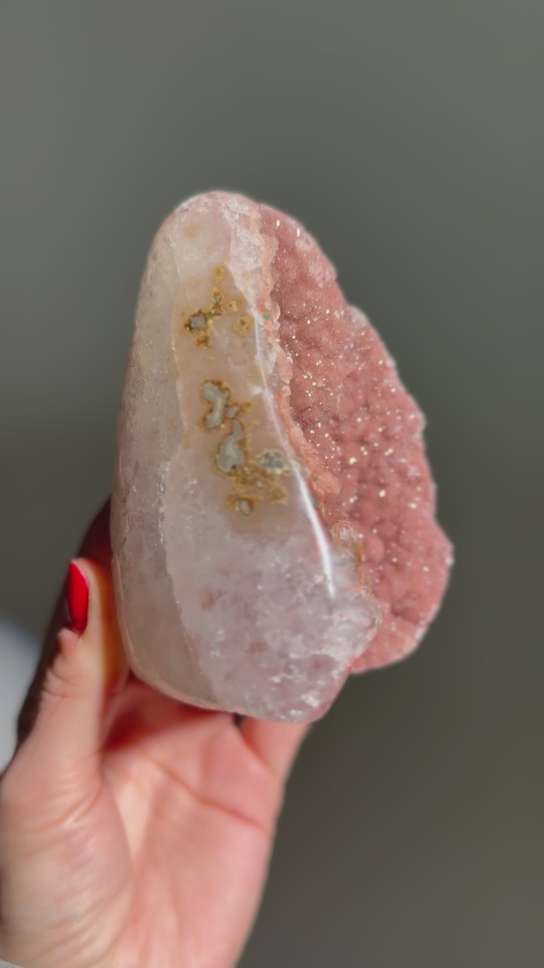 Video laden: Raspberry sugar Amethyst | Nr.24