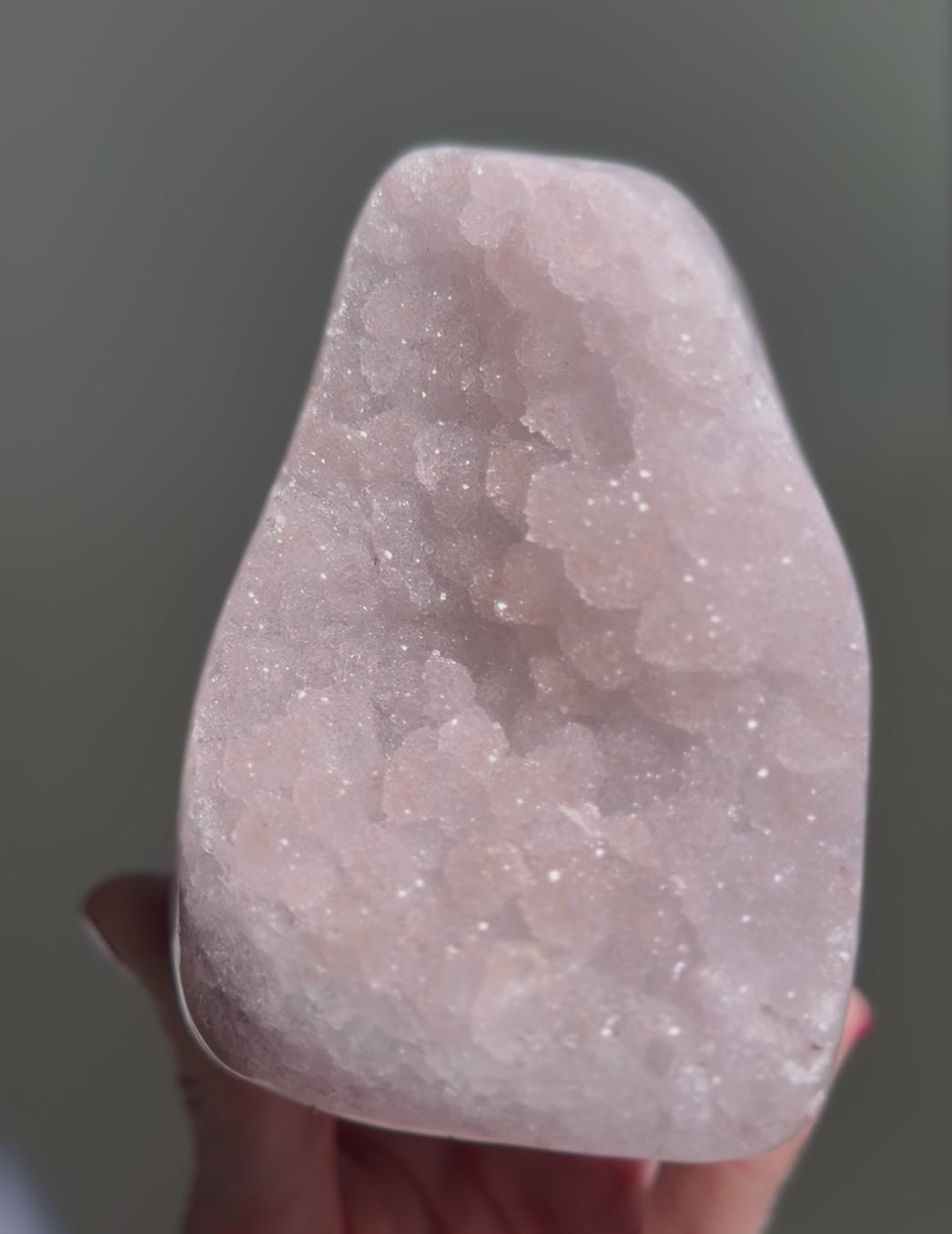 Video laden: Soft Pink Sugar Amethyst | Nr.2