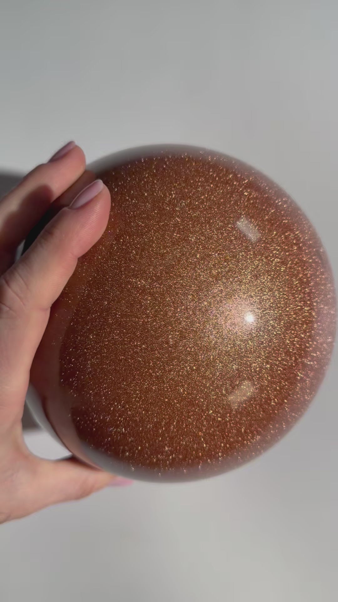 Video laden: Goldfluss Kugel XL | Unikat